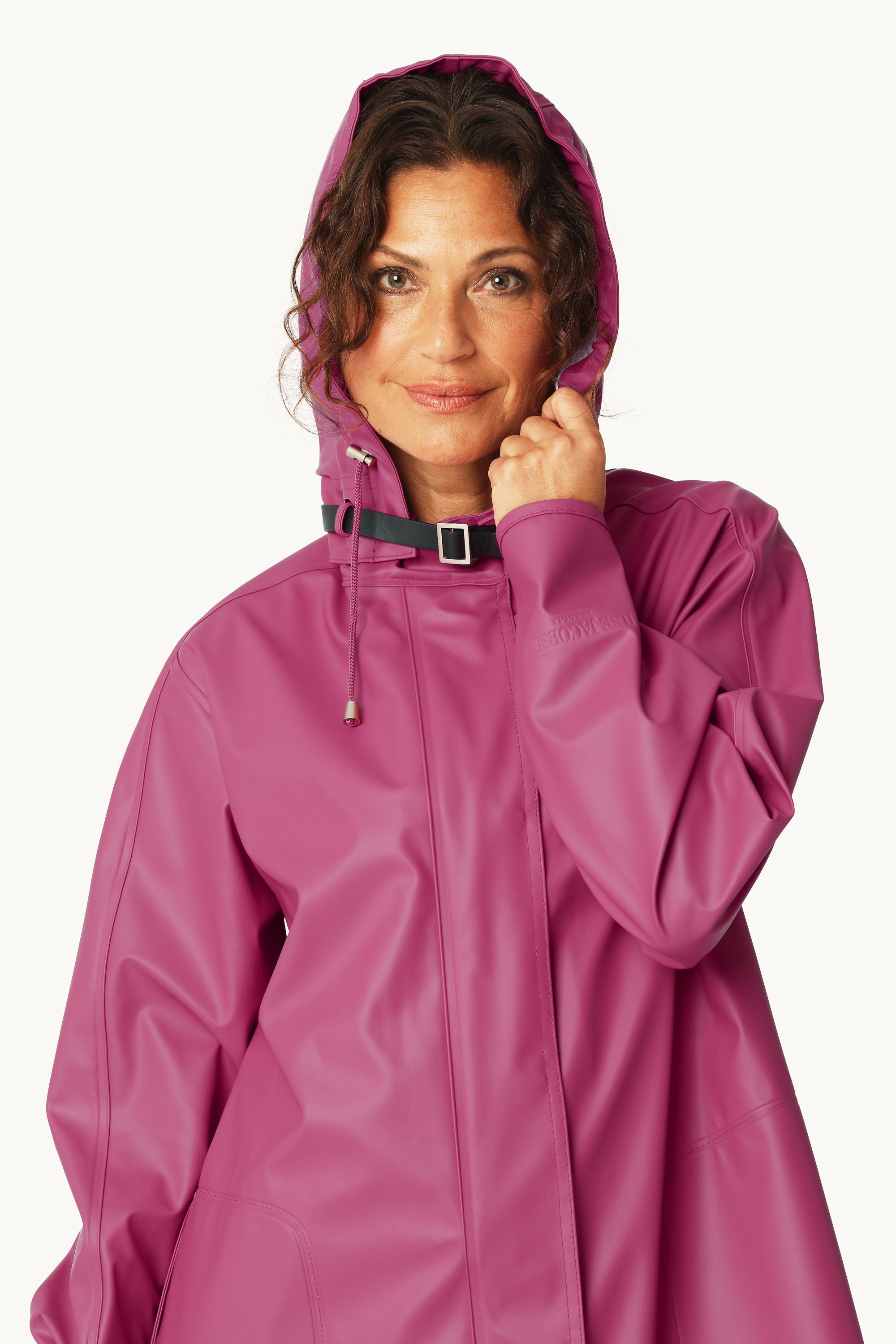 Leichter Regenmantel - Magenta Haze