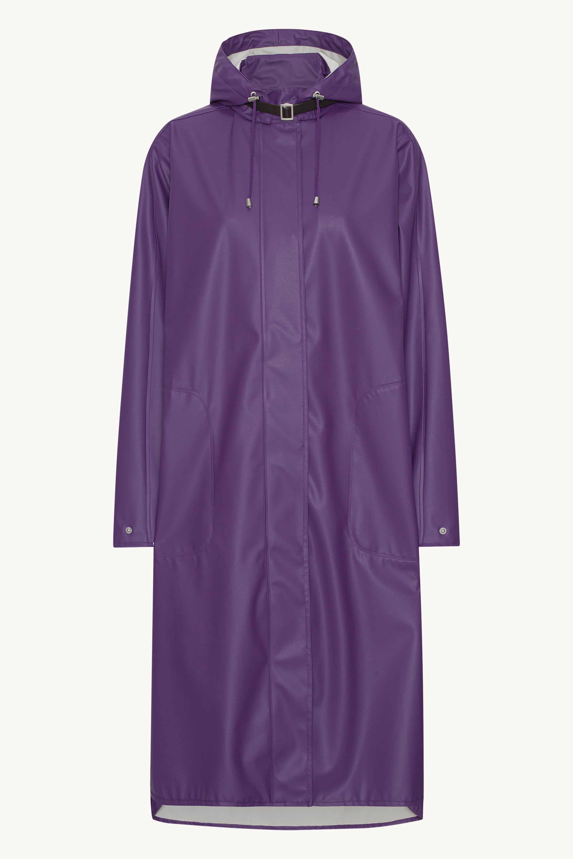 Langer Leichter Regenmantel - Purple Rain