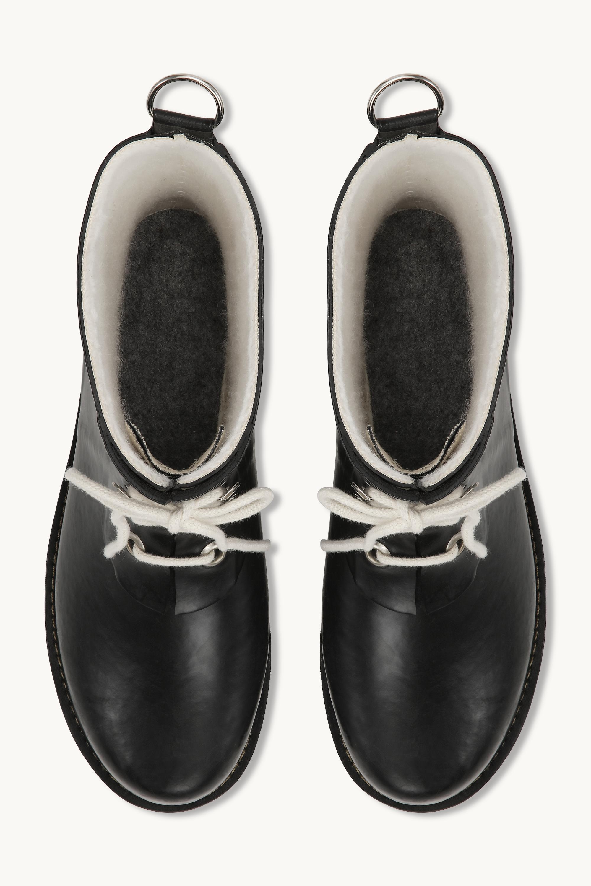 Short Rubber Boots - Black