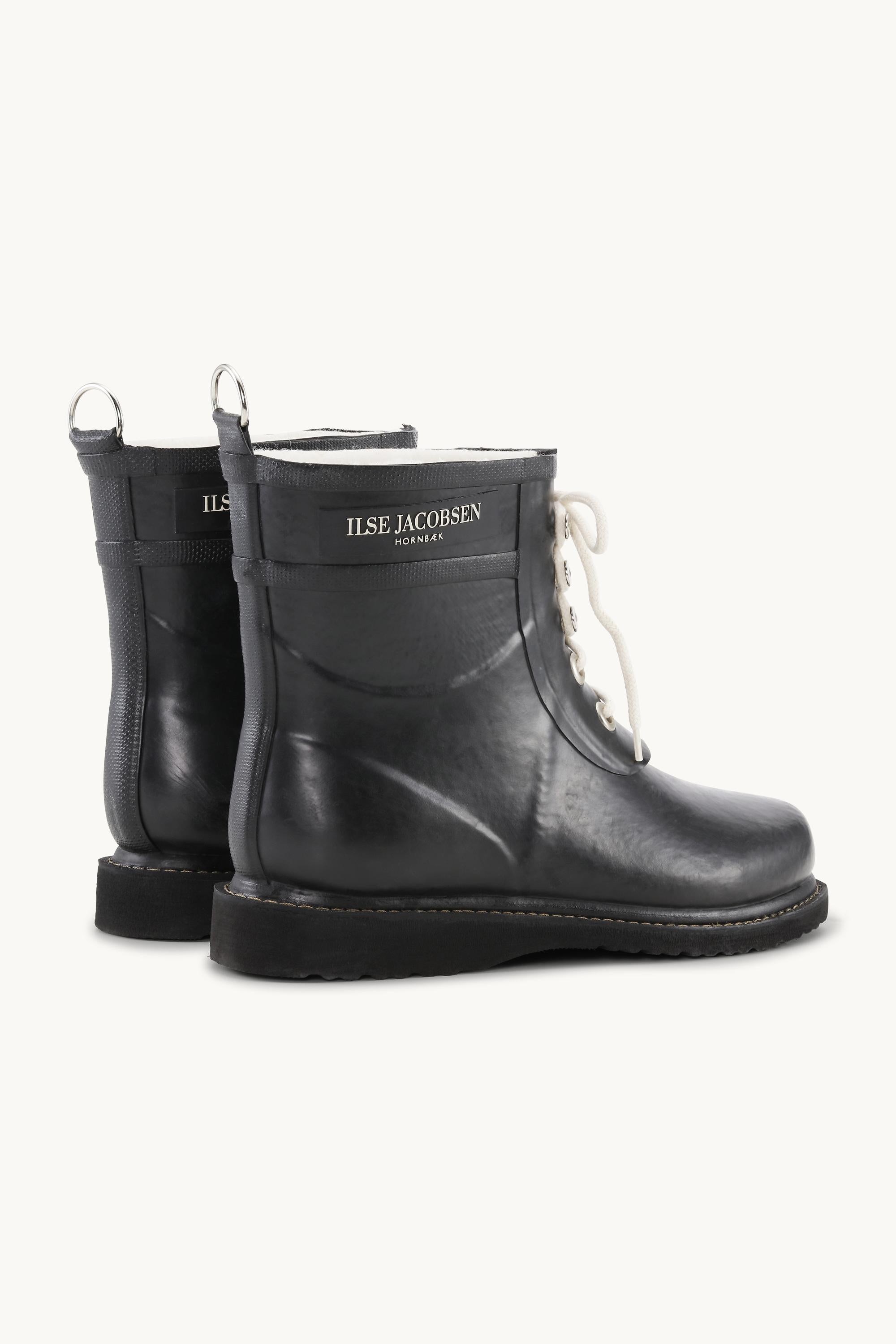 Short Rubber Boots - Black