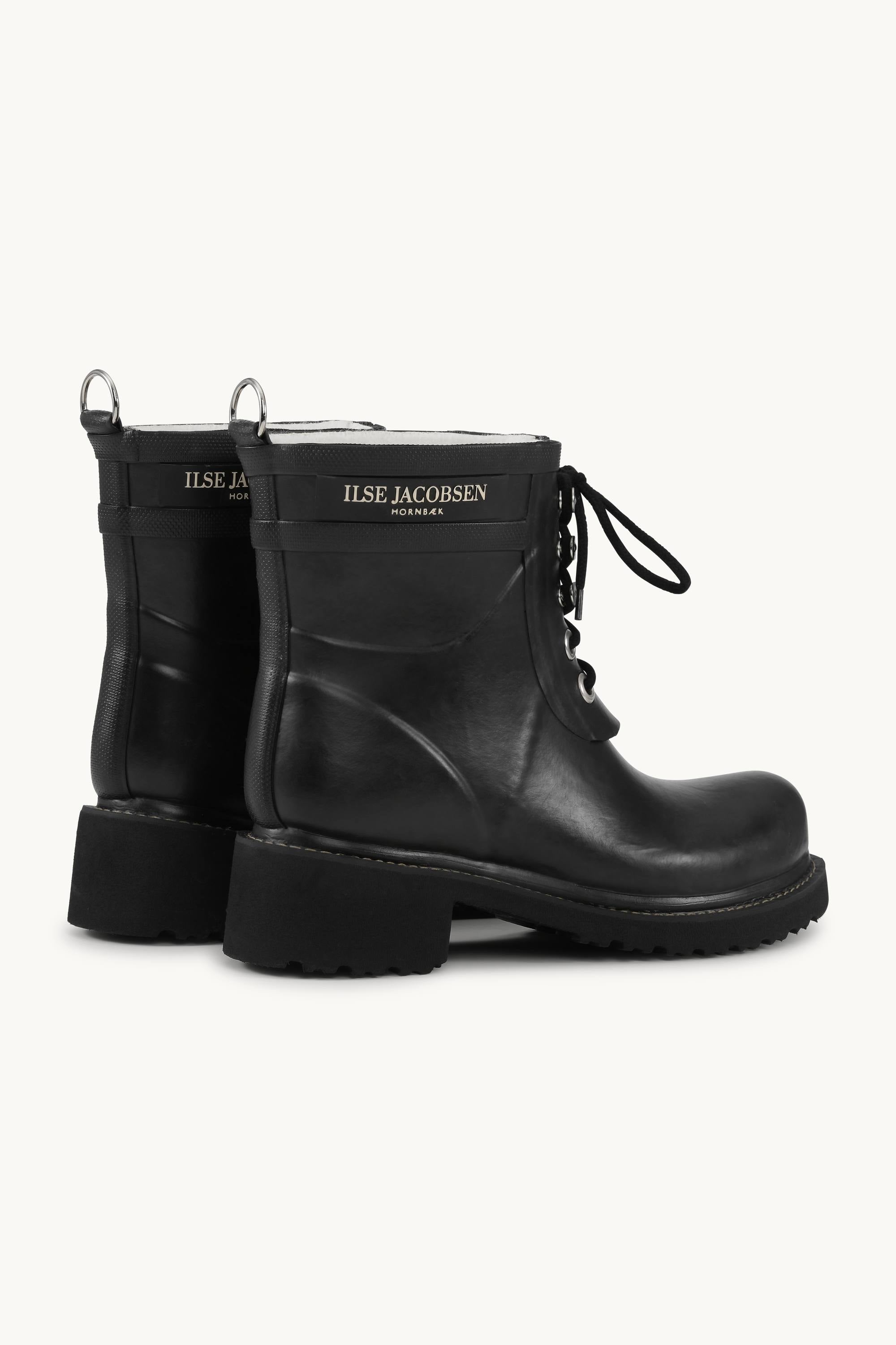 Short Rubber Boots - Black Black