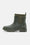 Kurze Gummistiefel Soft-Top - Army