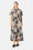Langes Kleid A-Linie - Sand Artsy Stroke Flower