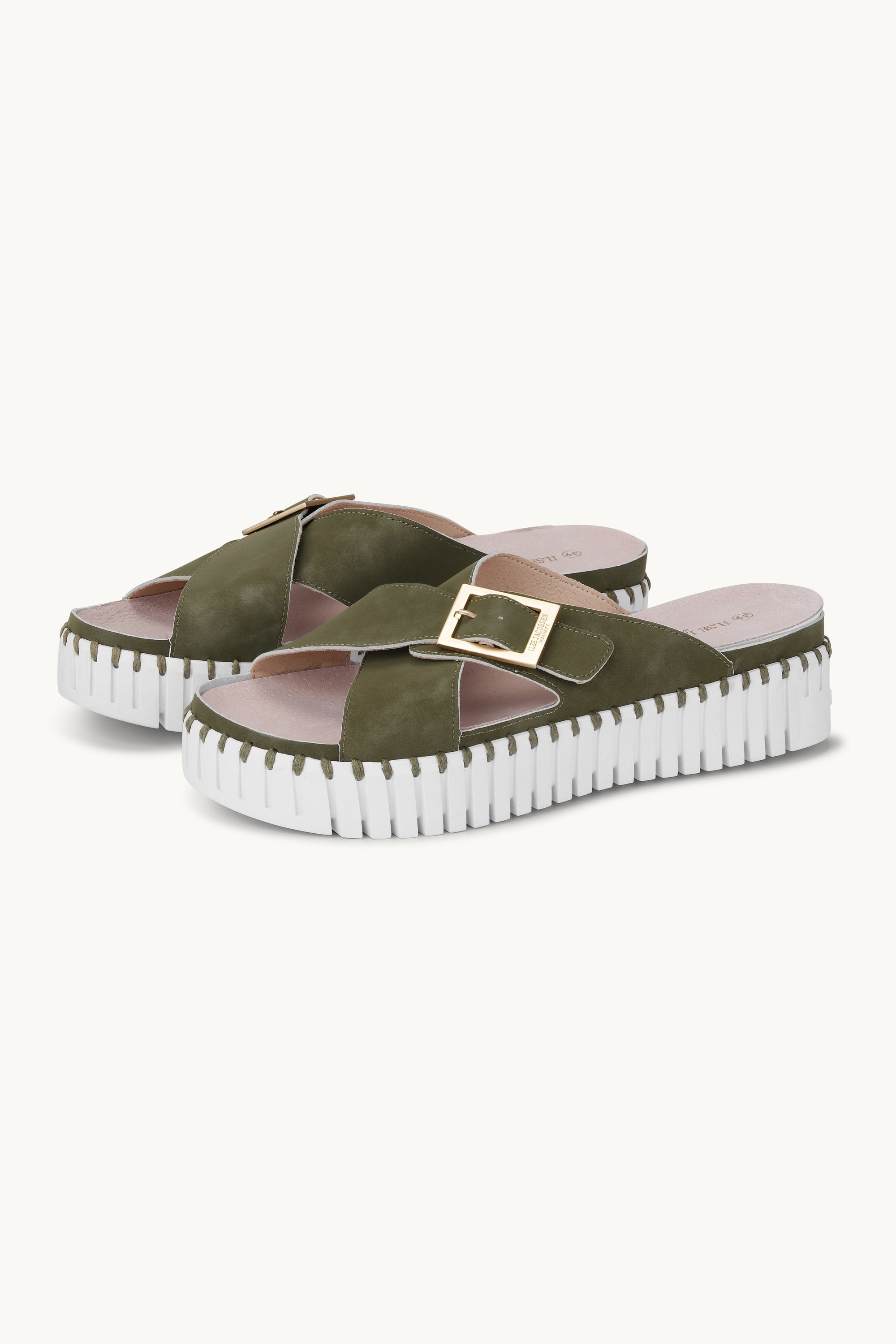 Sandalen Crossover - Army White