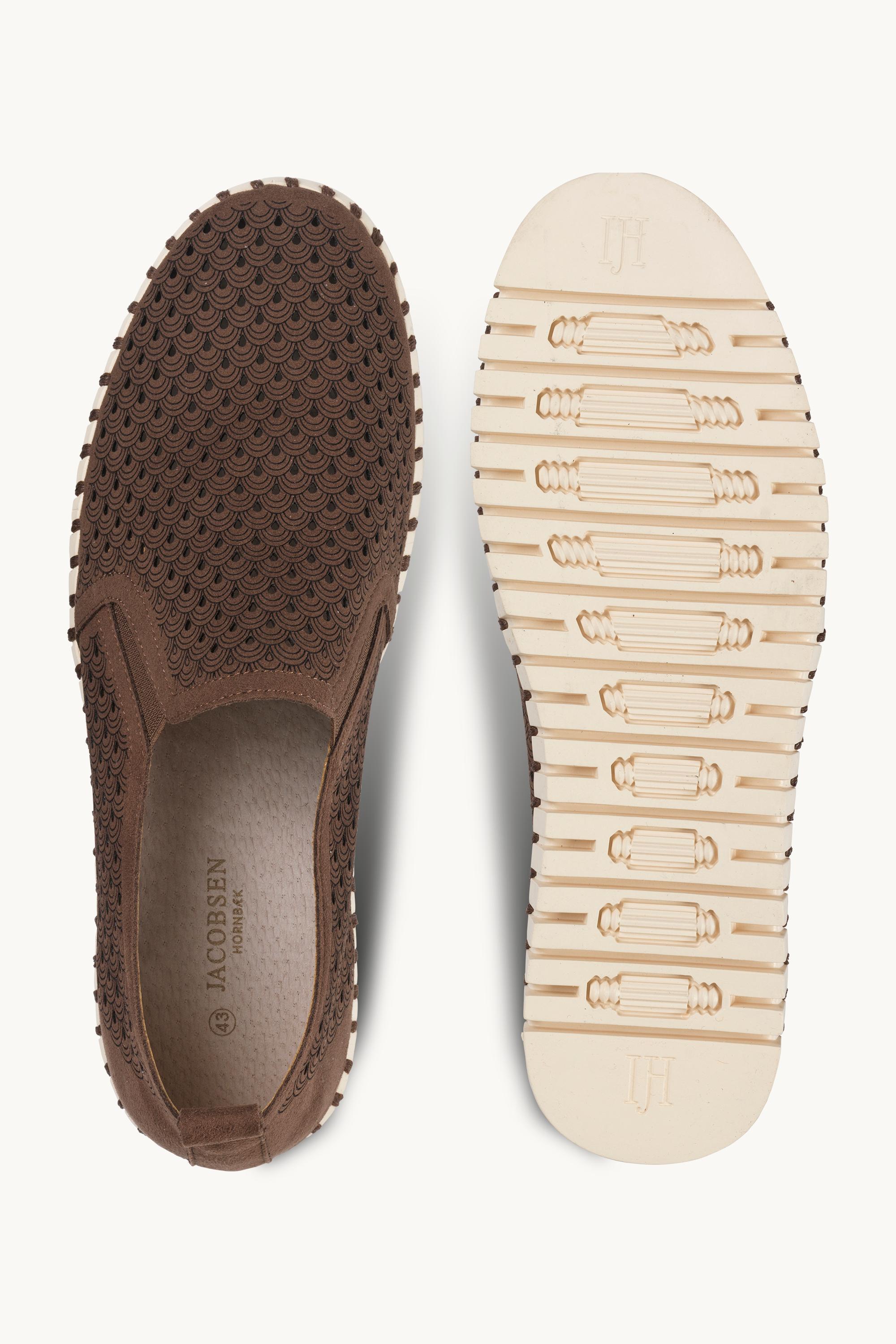 Bequeme Herrenschuhe - Brown Pearled Ivory