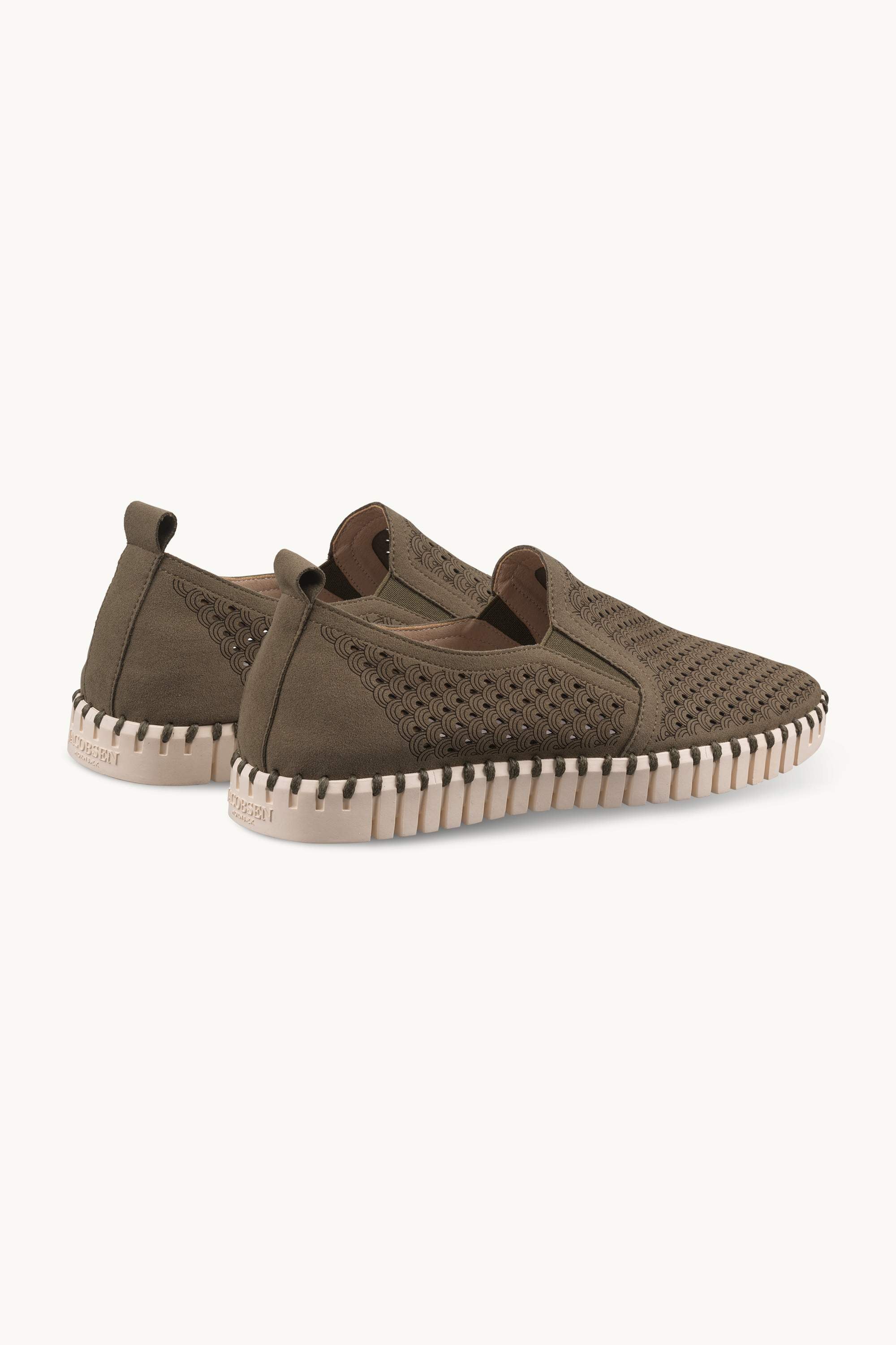 Bequeme Herrenschuhe - Deep Olive Pearled Ivory