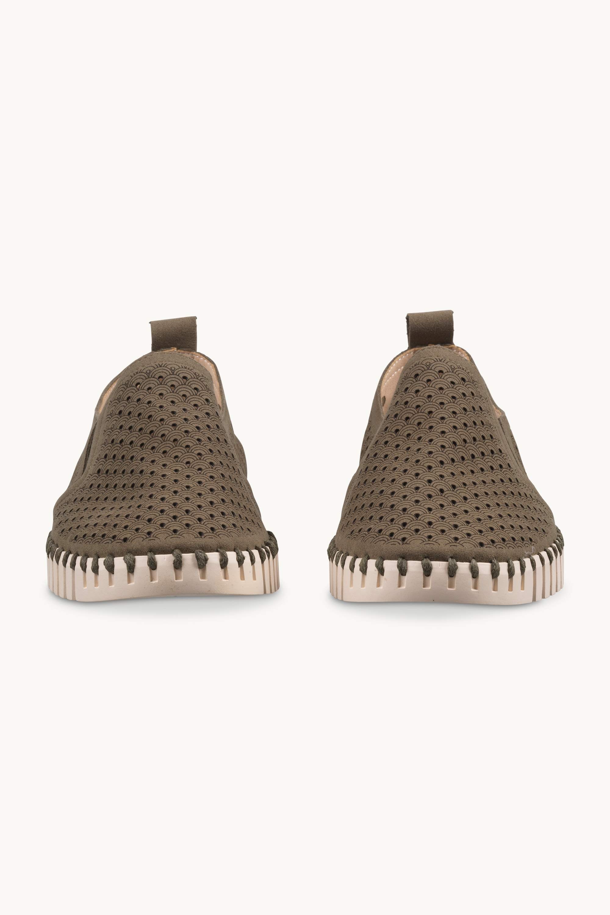 Bequeme Herrenschuhe - Deep Olive Pearled Ivory