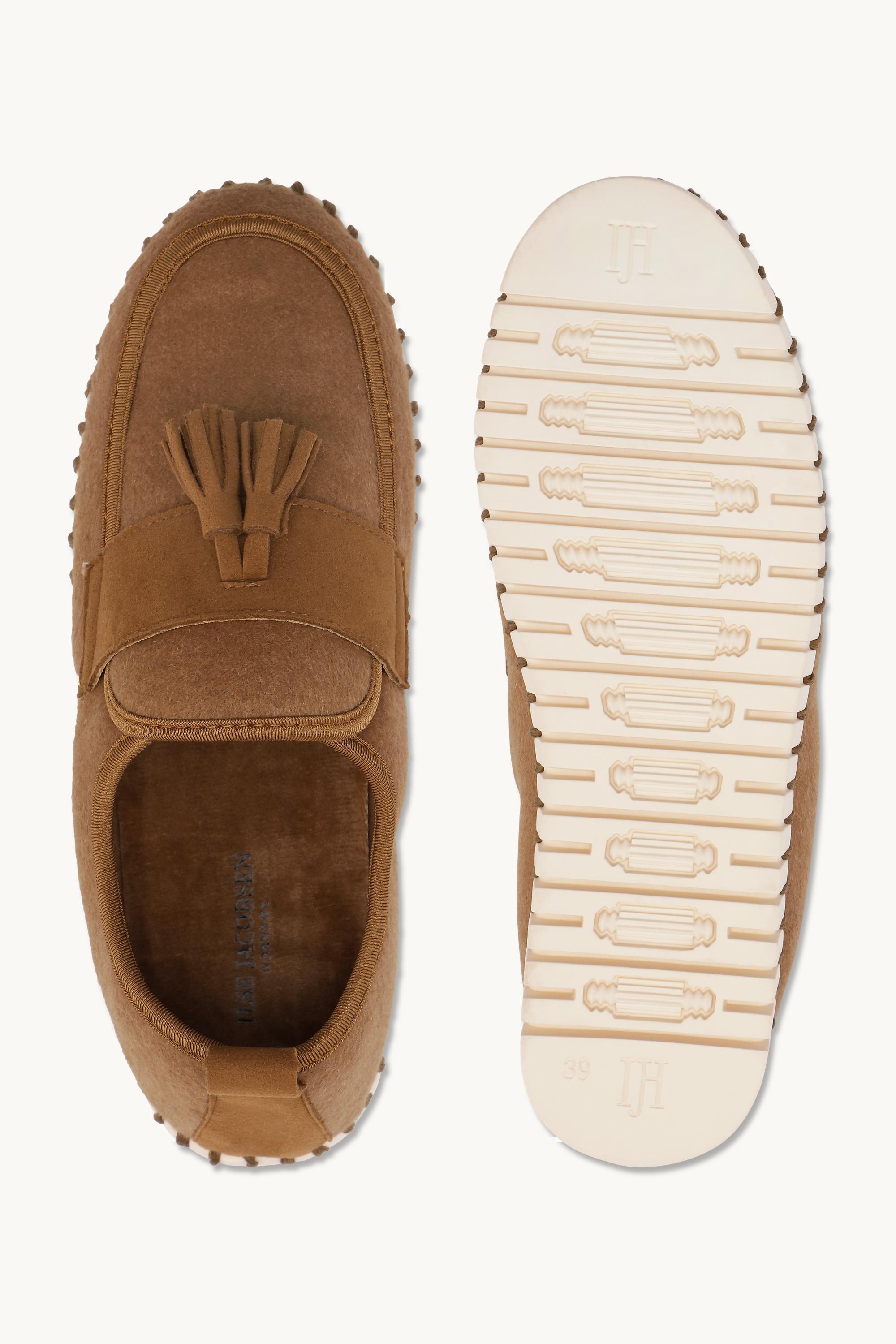 Tulip Wool Loafer - Cashew Pearled Ivory