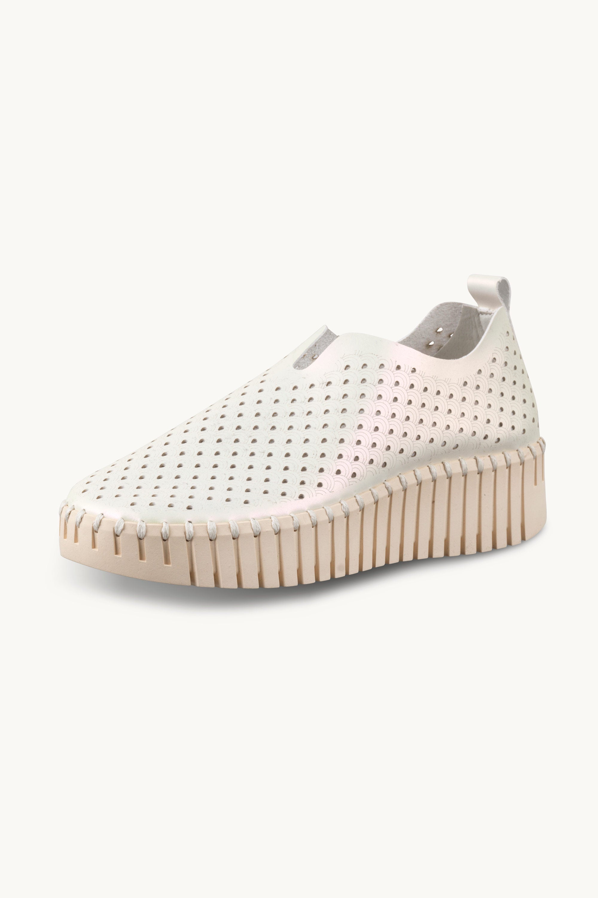 Tulip Slip-On Wedge - Whitecap Pearled Ivory