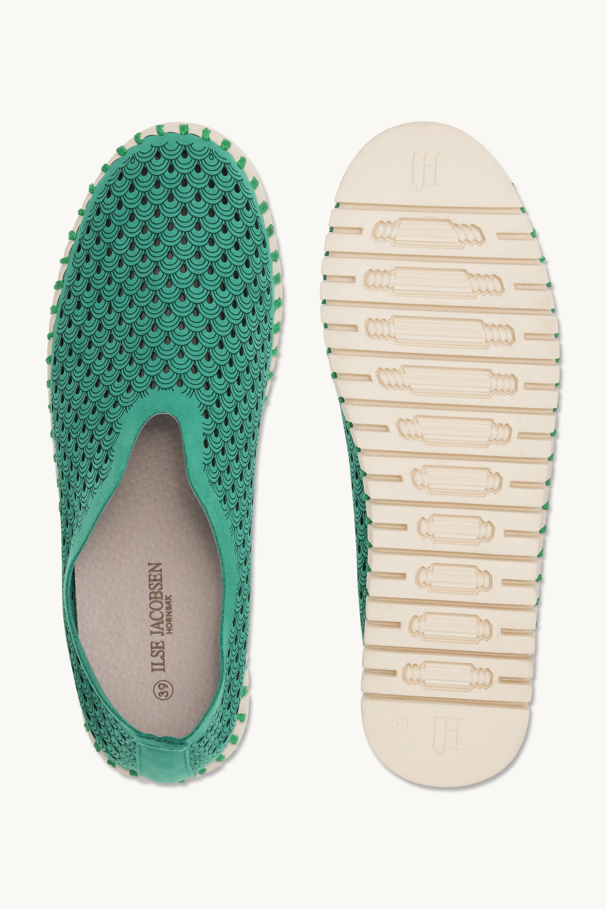 Tulip Slipper - Spruce Pearled Ivory