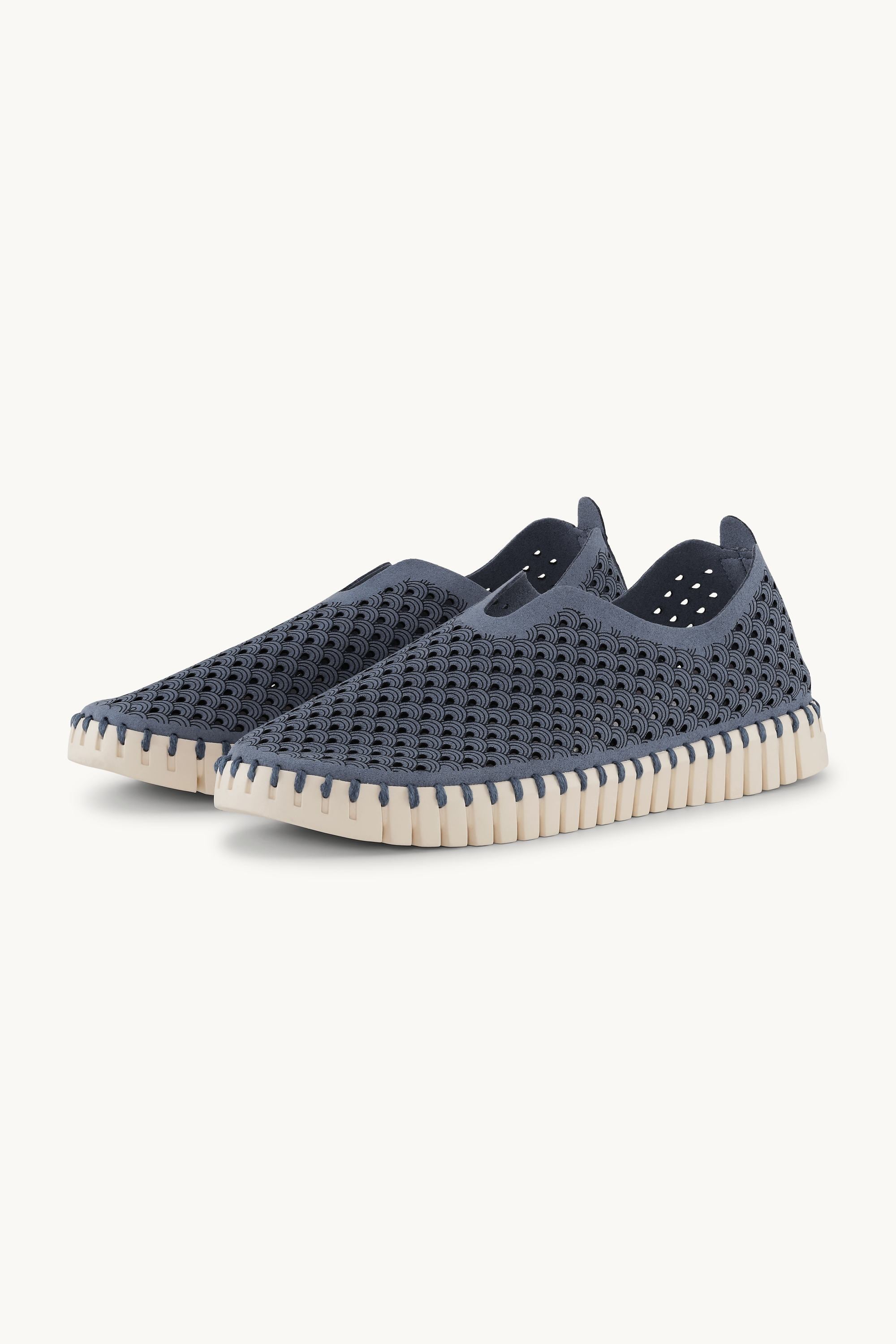 Tulip Slipper - Grey Blue