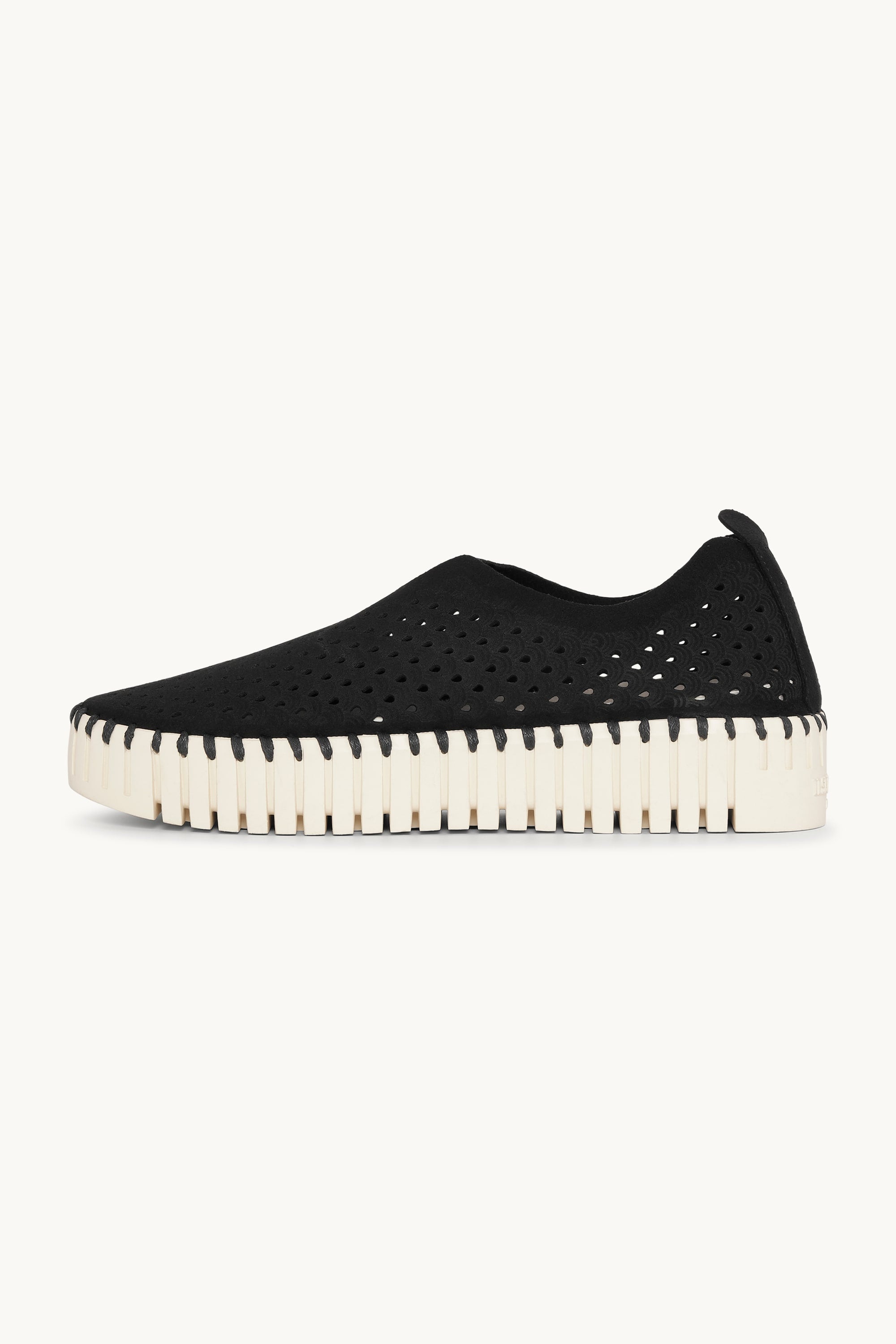 Platform Tulip Slipper - Black