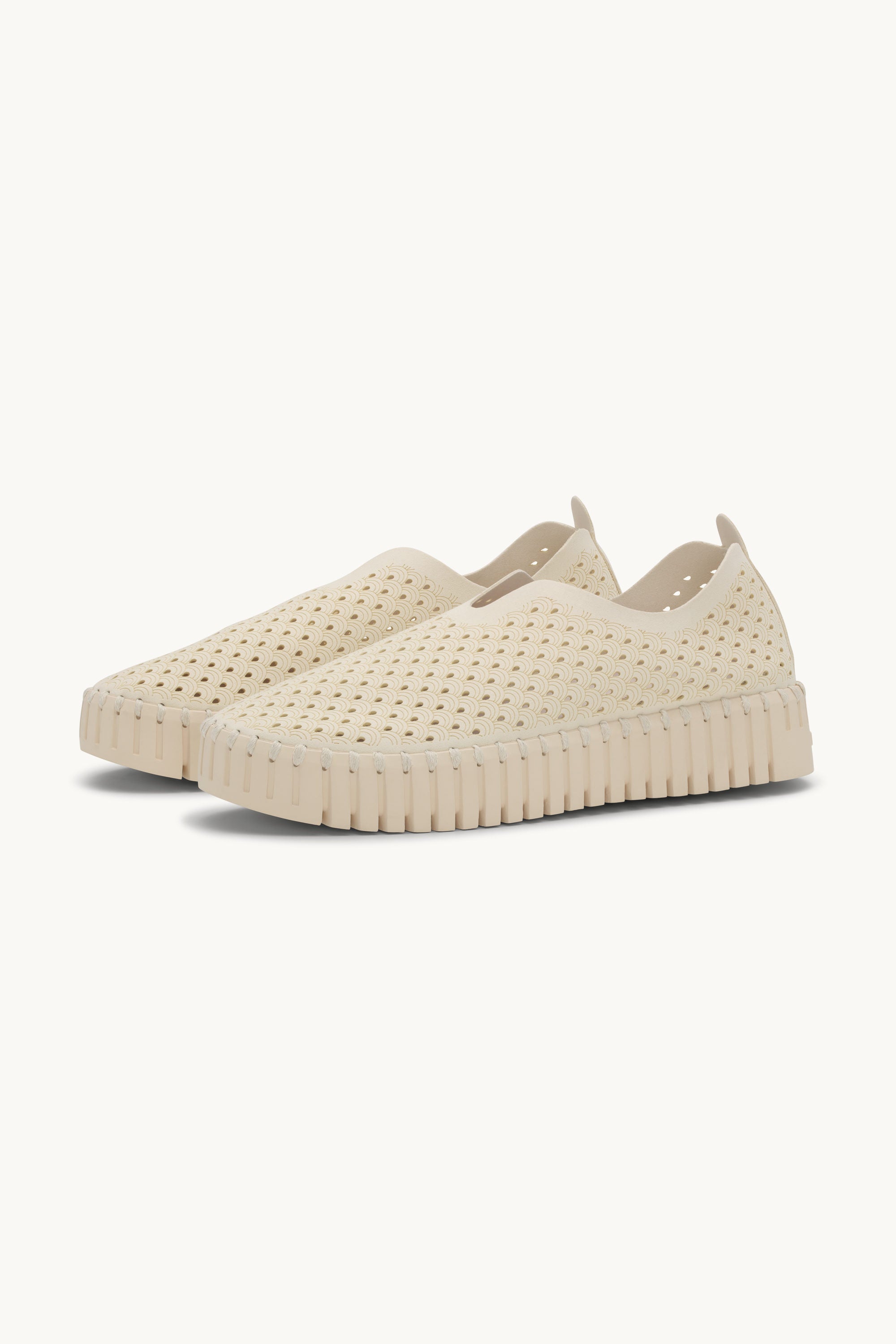 Platform Tulip Slipper - Milk Creme