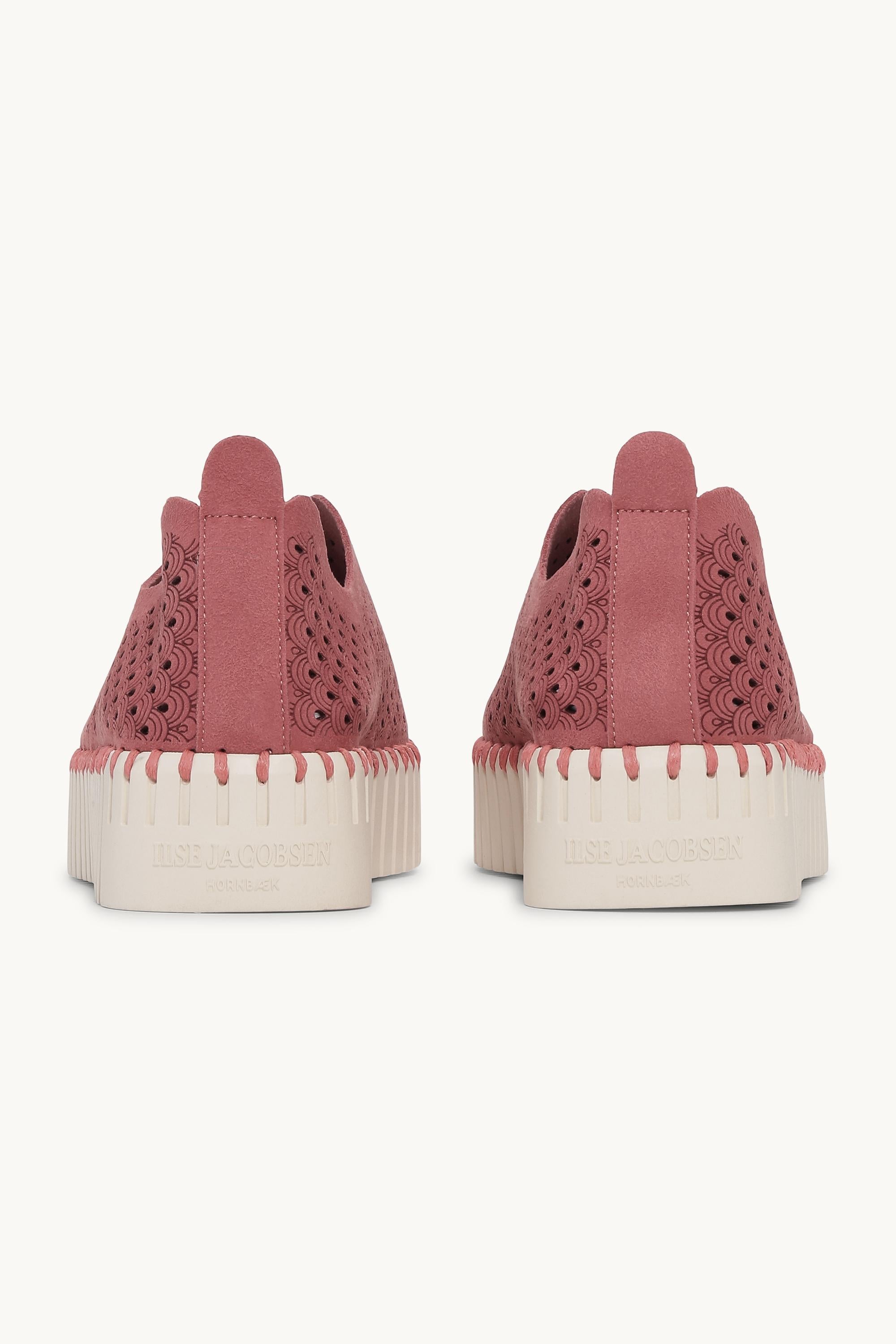 Platform Tulip Slipper - Rouge Pearled Ivory