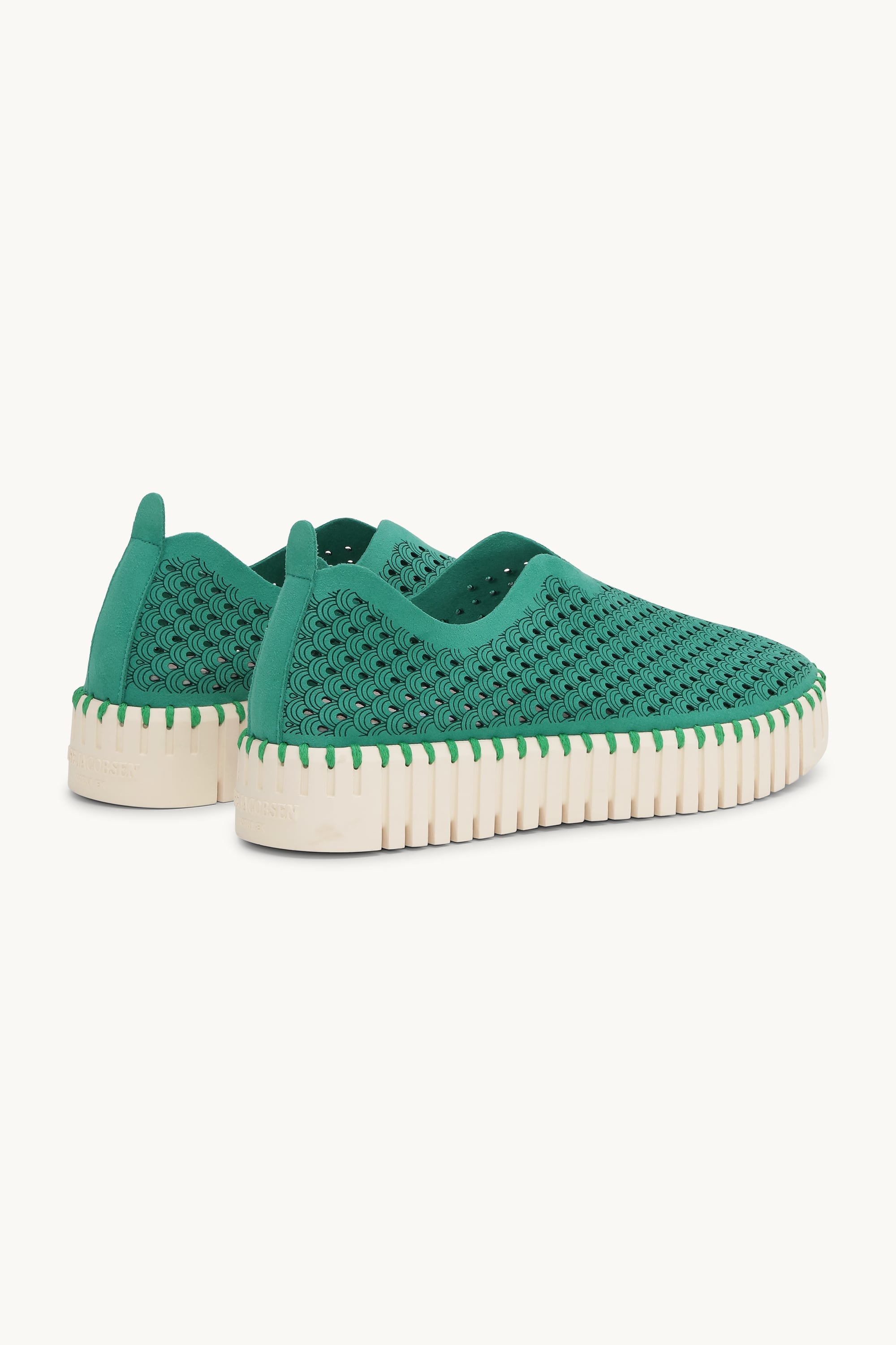 Platform Tulip Slipper - Spruce Pearled Ivory