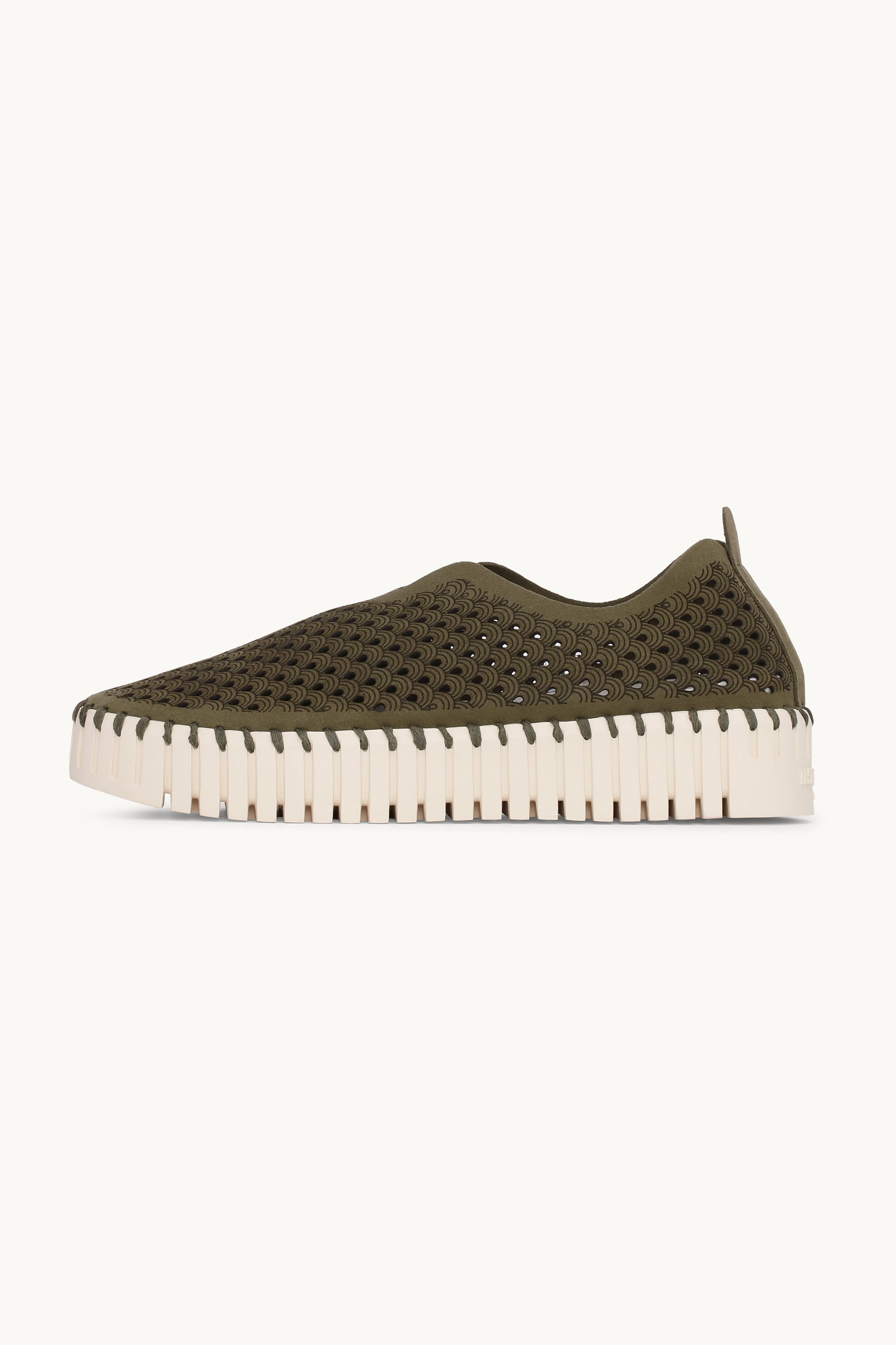 Platform Tulip Slipper - Deep Olive
