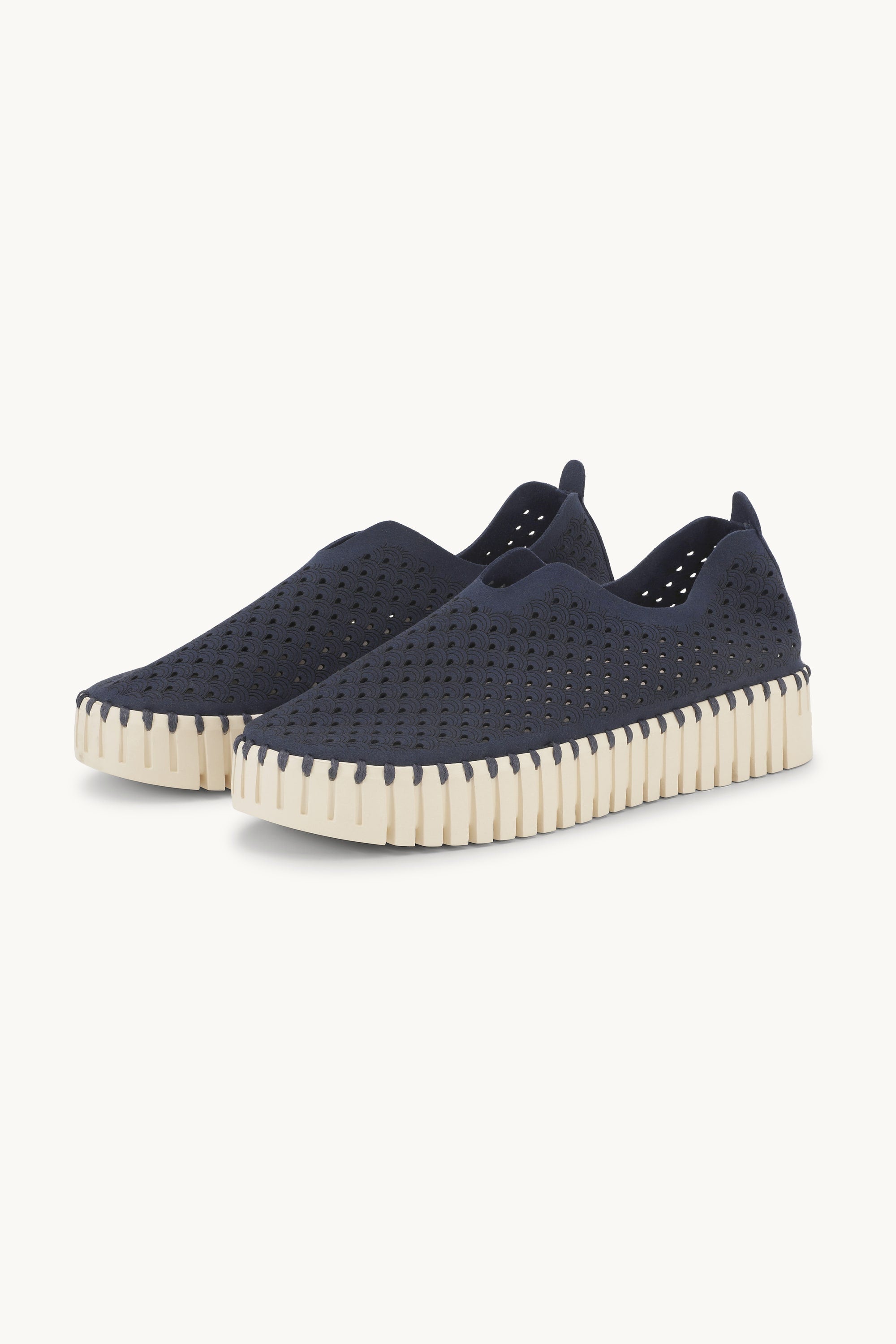 Platform Tulip Slipper - Dark Indigo