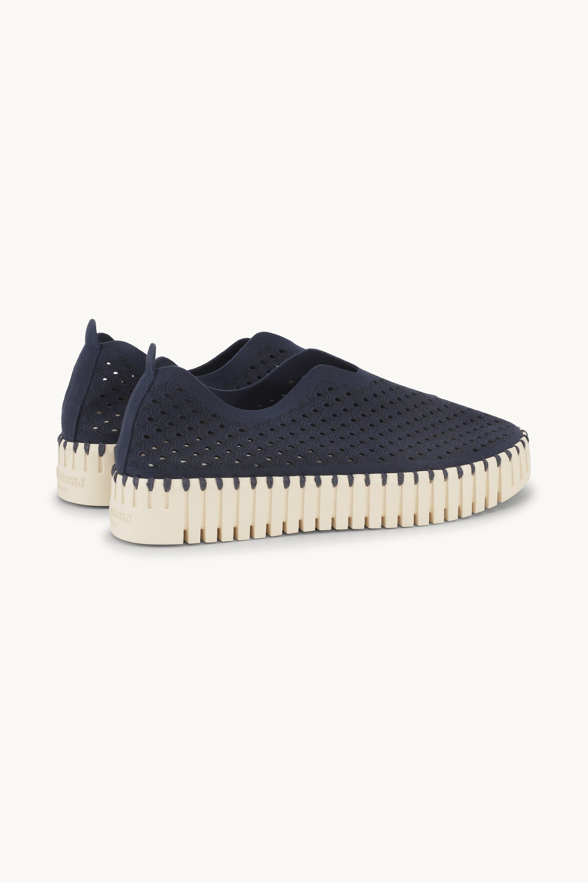 Platform Tulip Slipper - Dark Indigo
