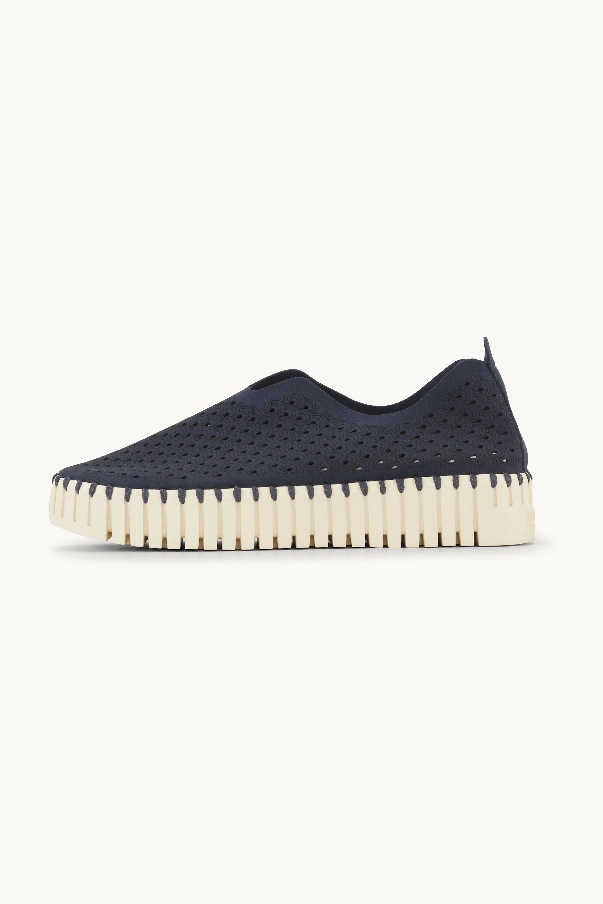 Platform Tulip Slipper - Dark Indigo