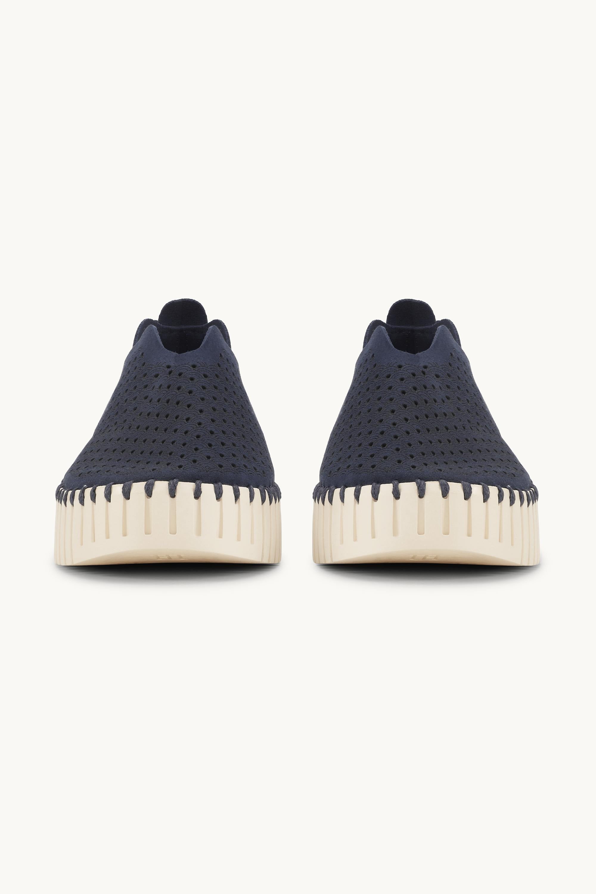 Platform Tulip Slipper - Dark Indigo