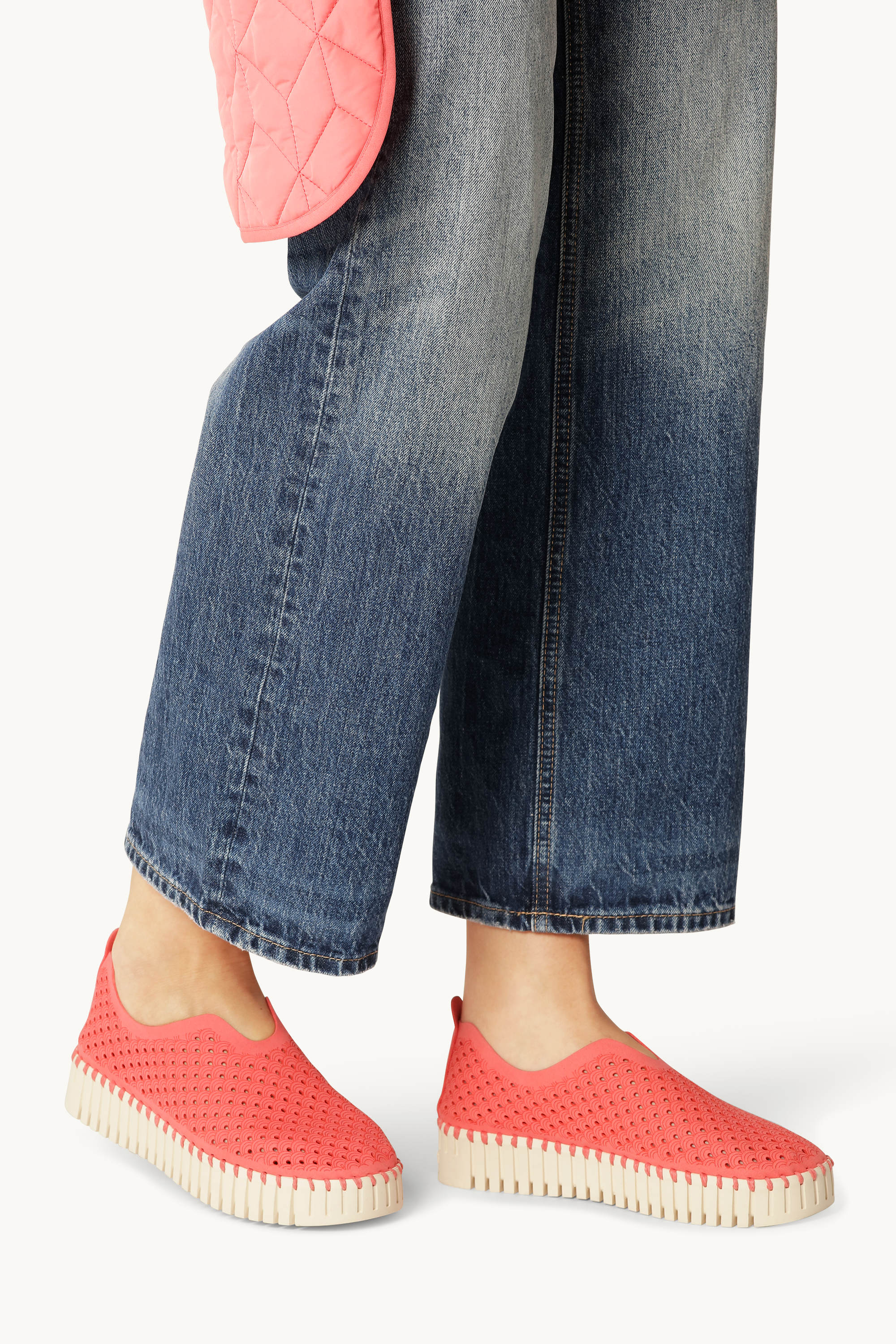 Platform Tulip Slipper - Raspberry