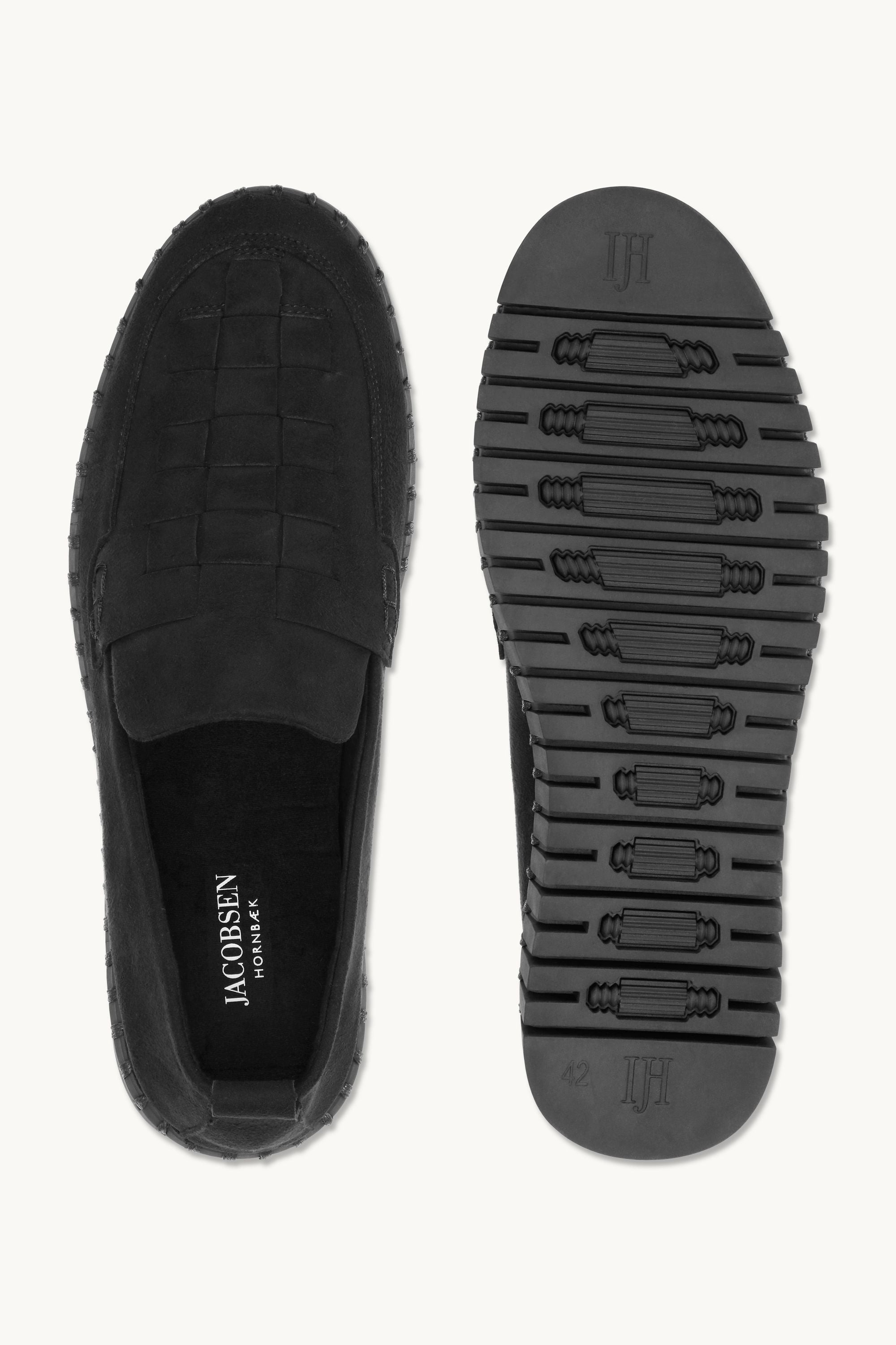 Tulip Braided Loafer - Black Black