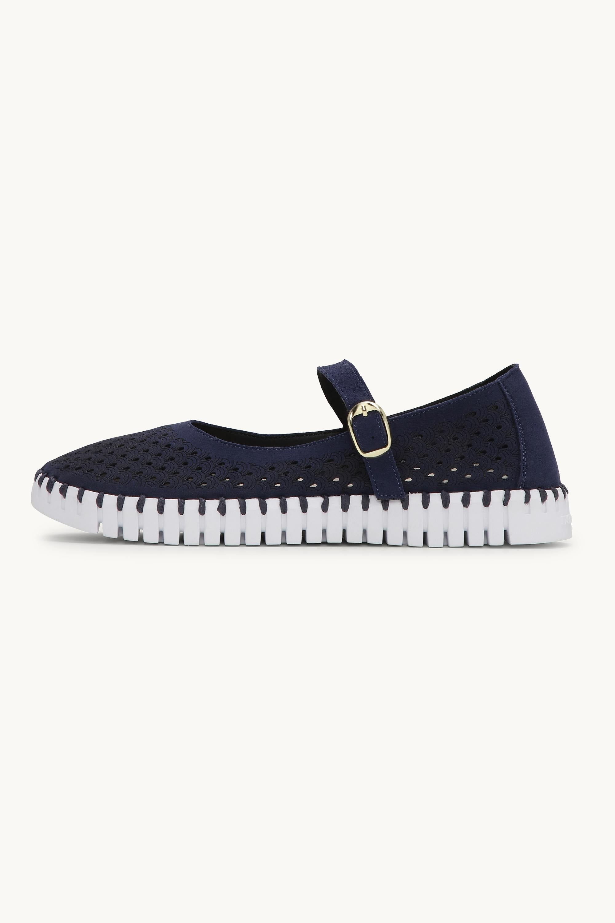 Ballerina - Dark Indigo White