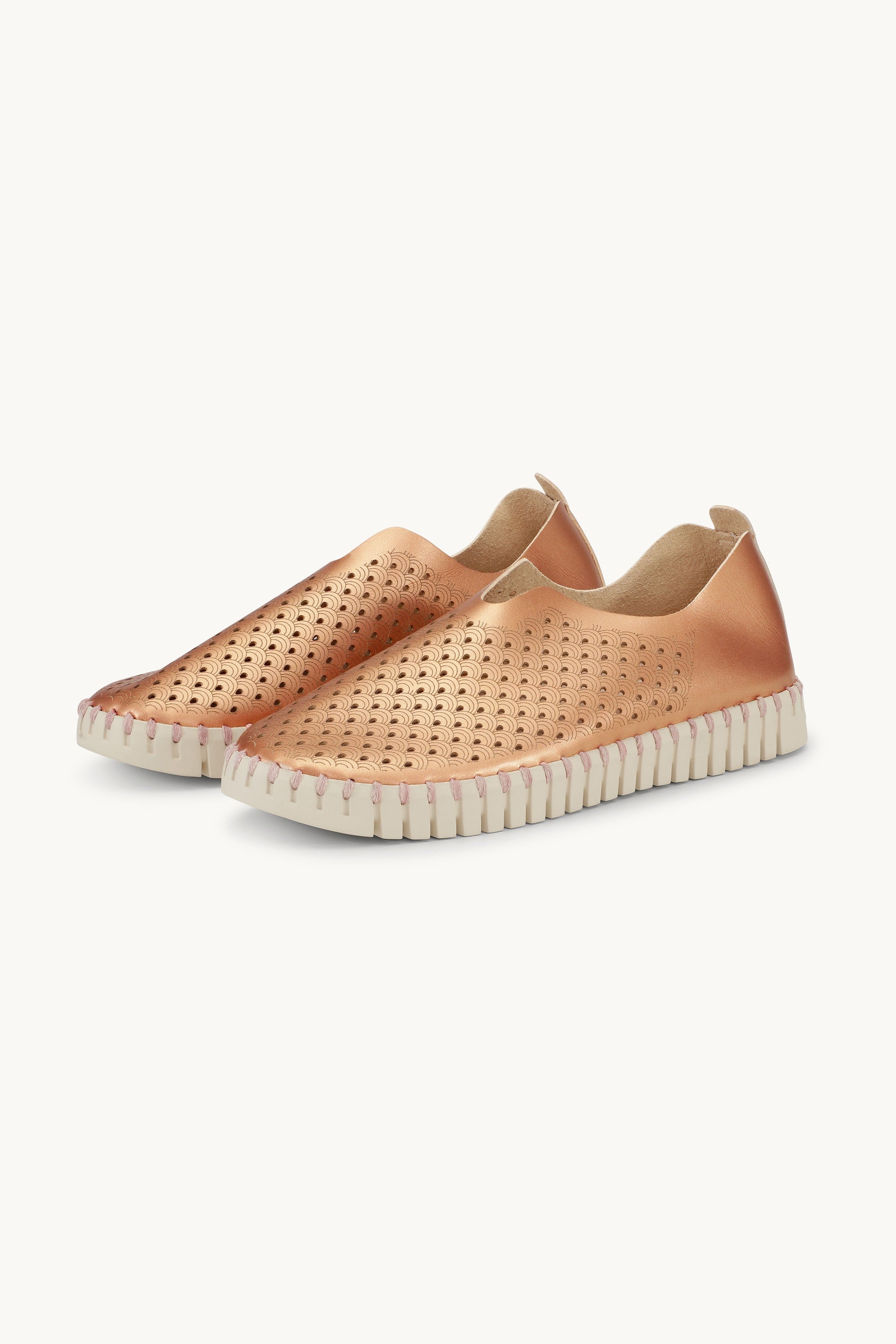 Tulip Slipper Metallic - Rose Gold