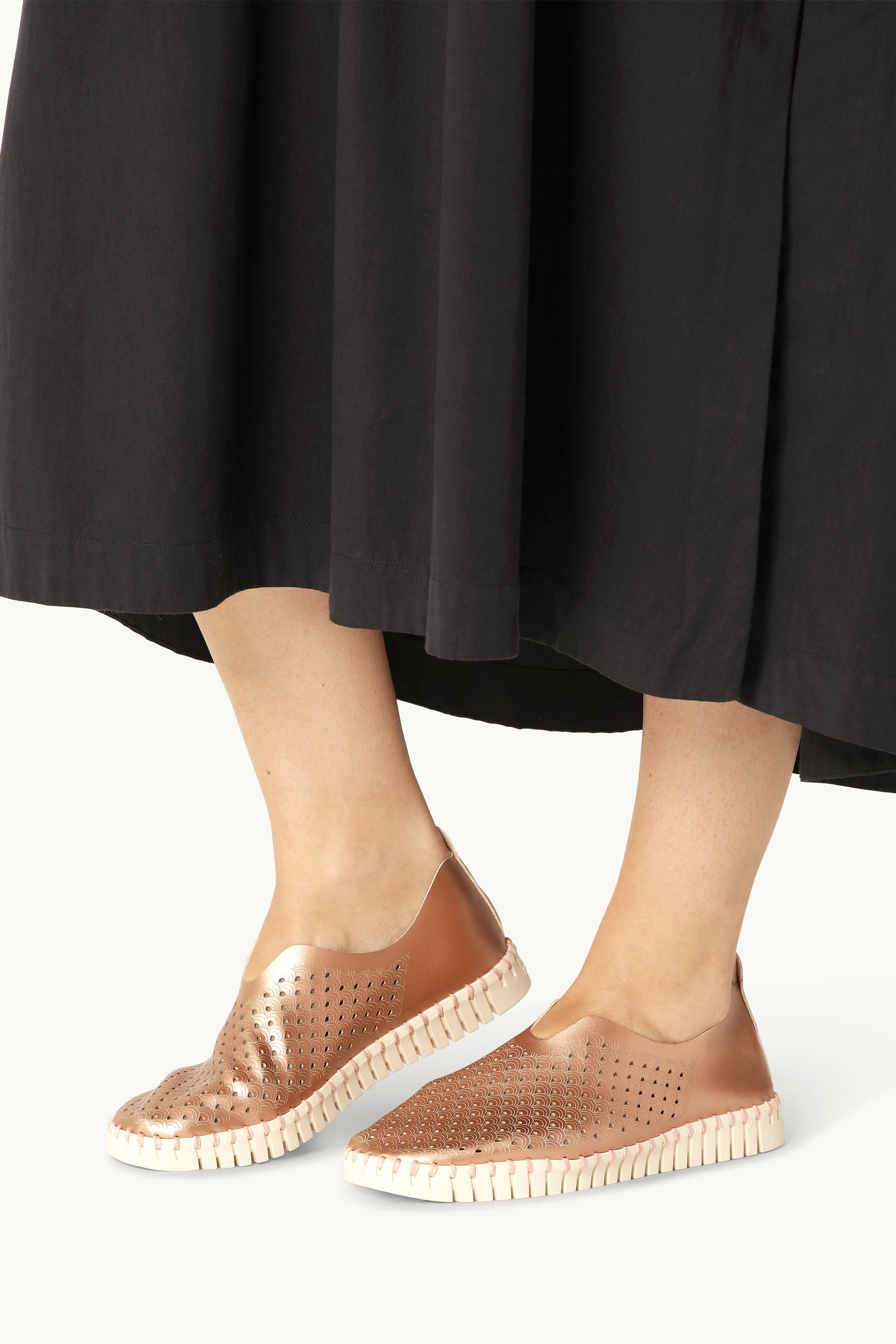 Tulip Slipper Metallic - Rose Gold