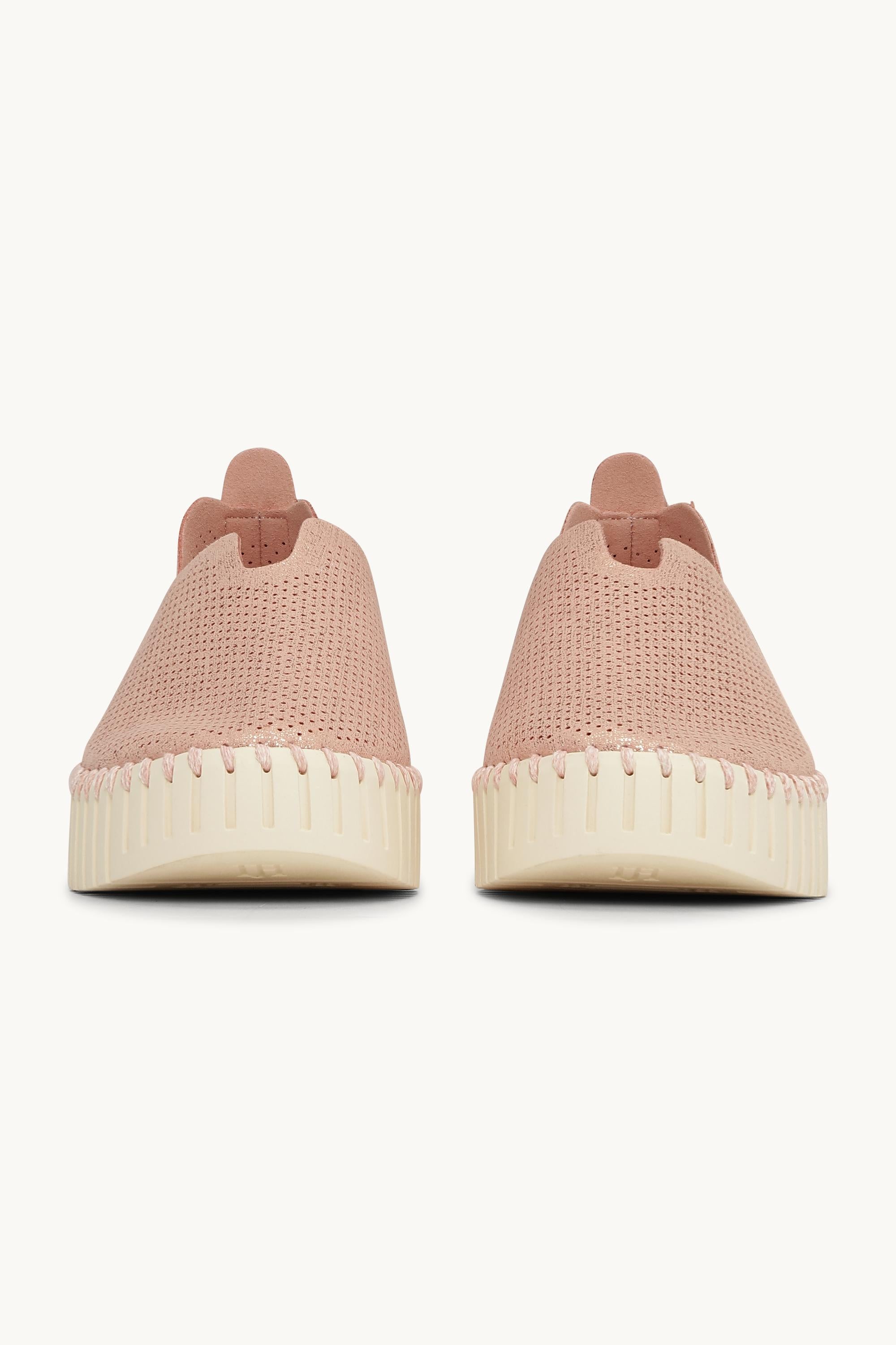 Tulip Plateauschuhe Glitter - Adobe Rose Pearled Ivory