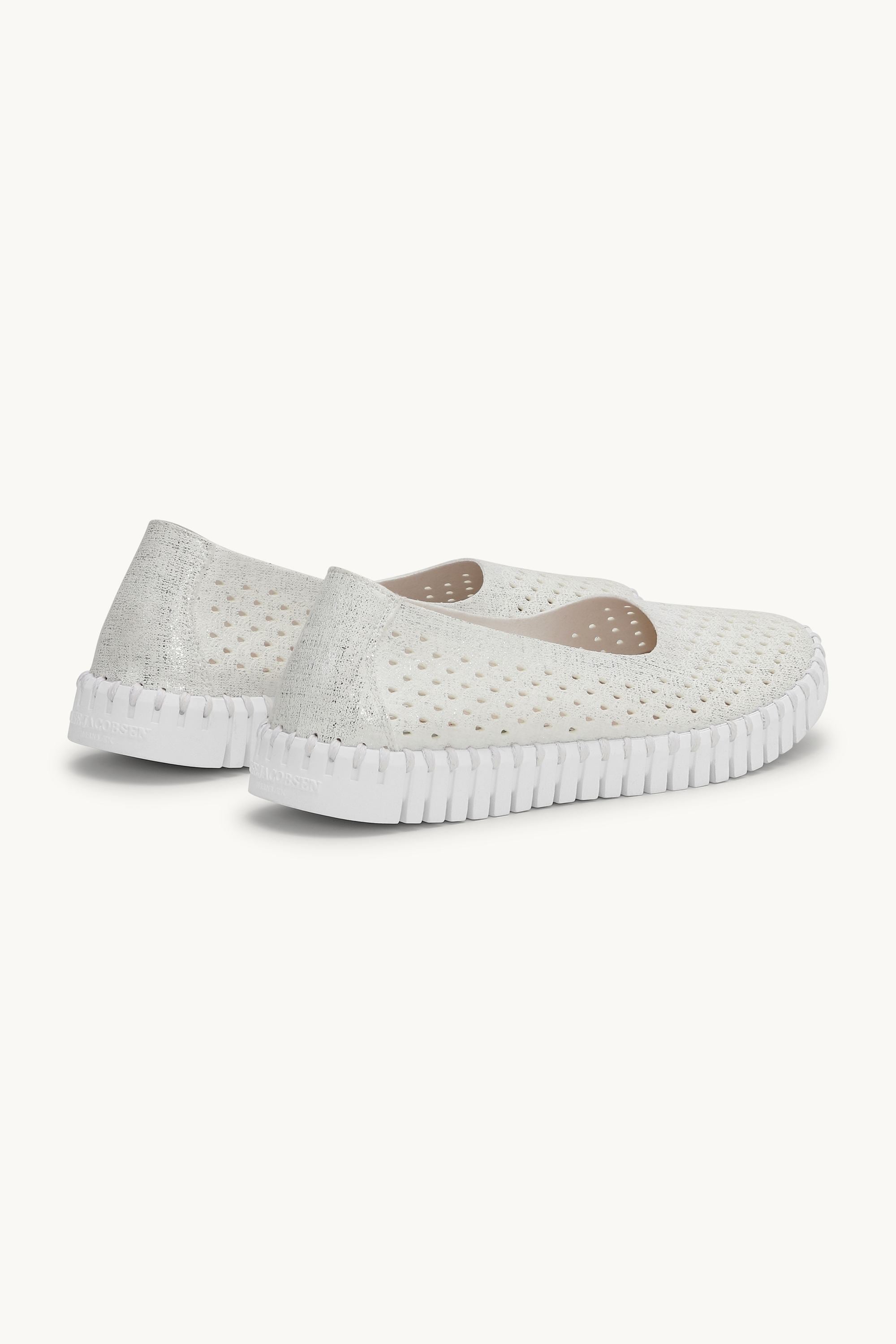 Tulip Slipper Glitter - White White