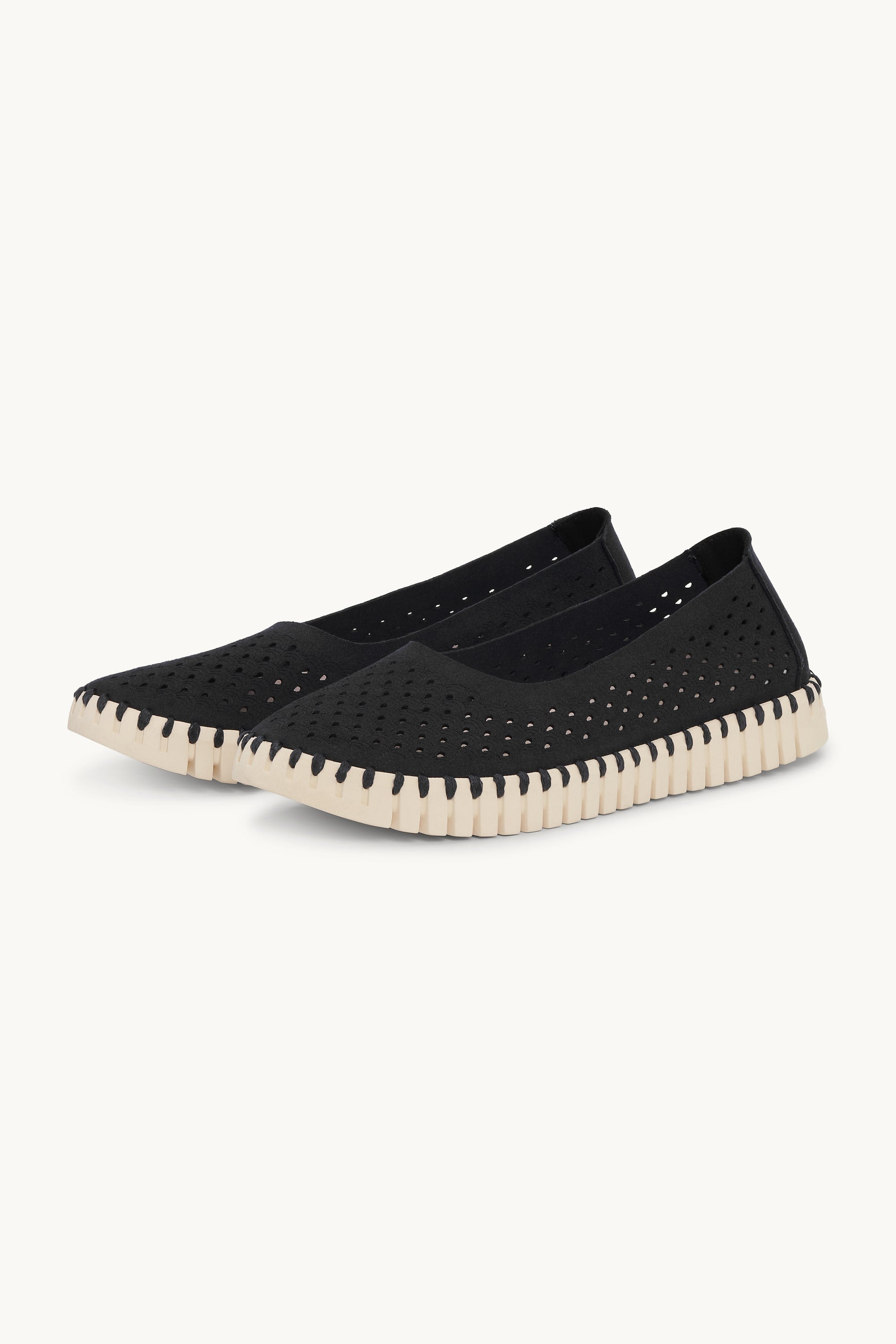 Ballerinas - Black Pearled Ivory