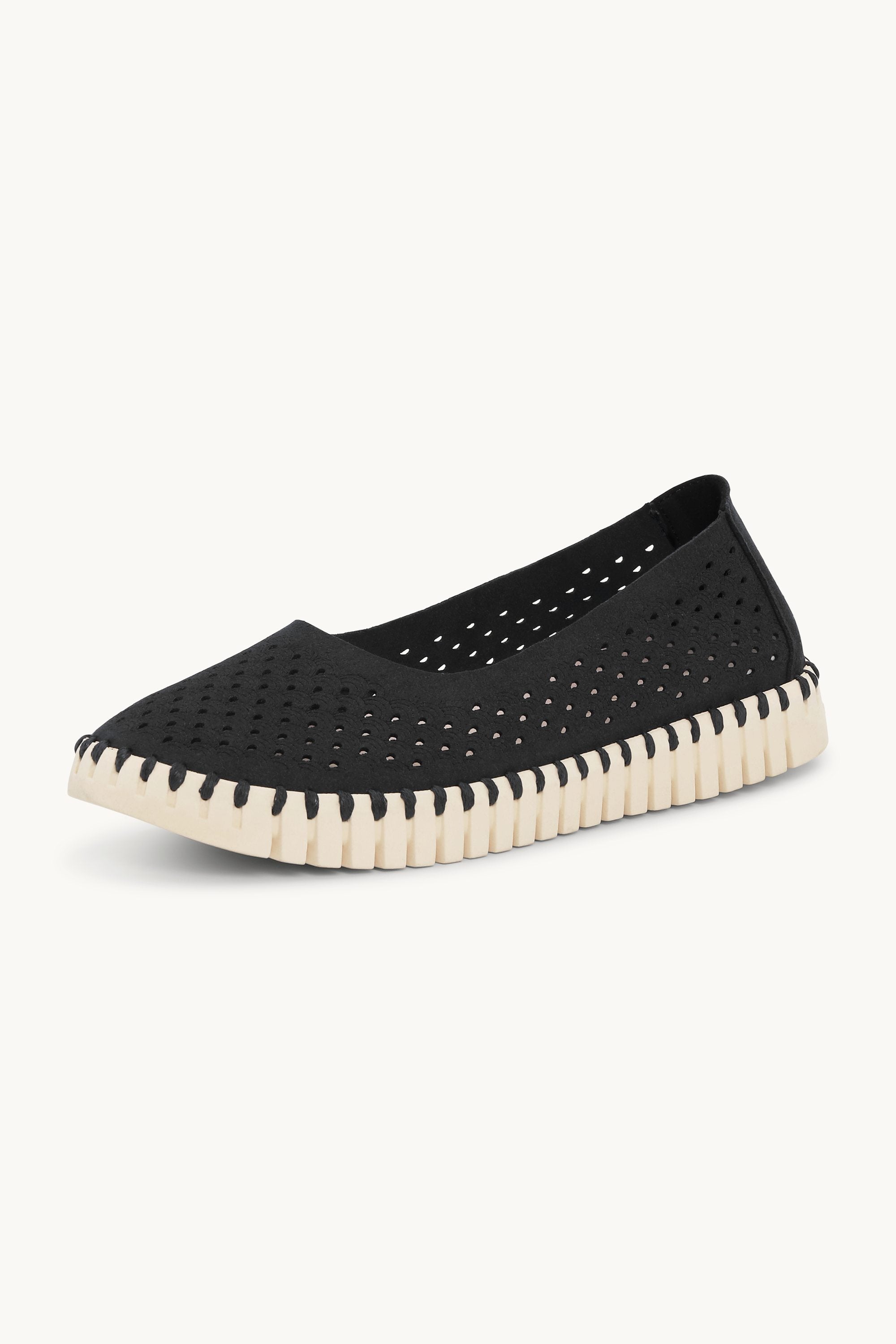 Ballerinas - Black Pearled Ivory