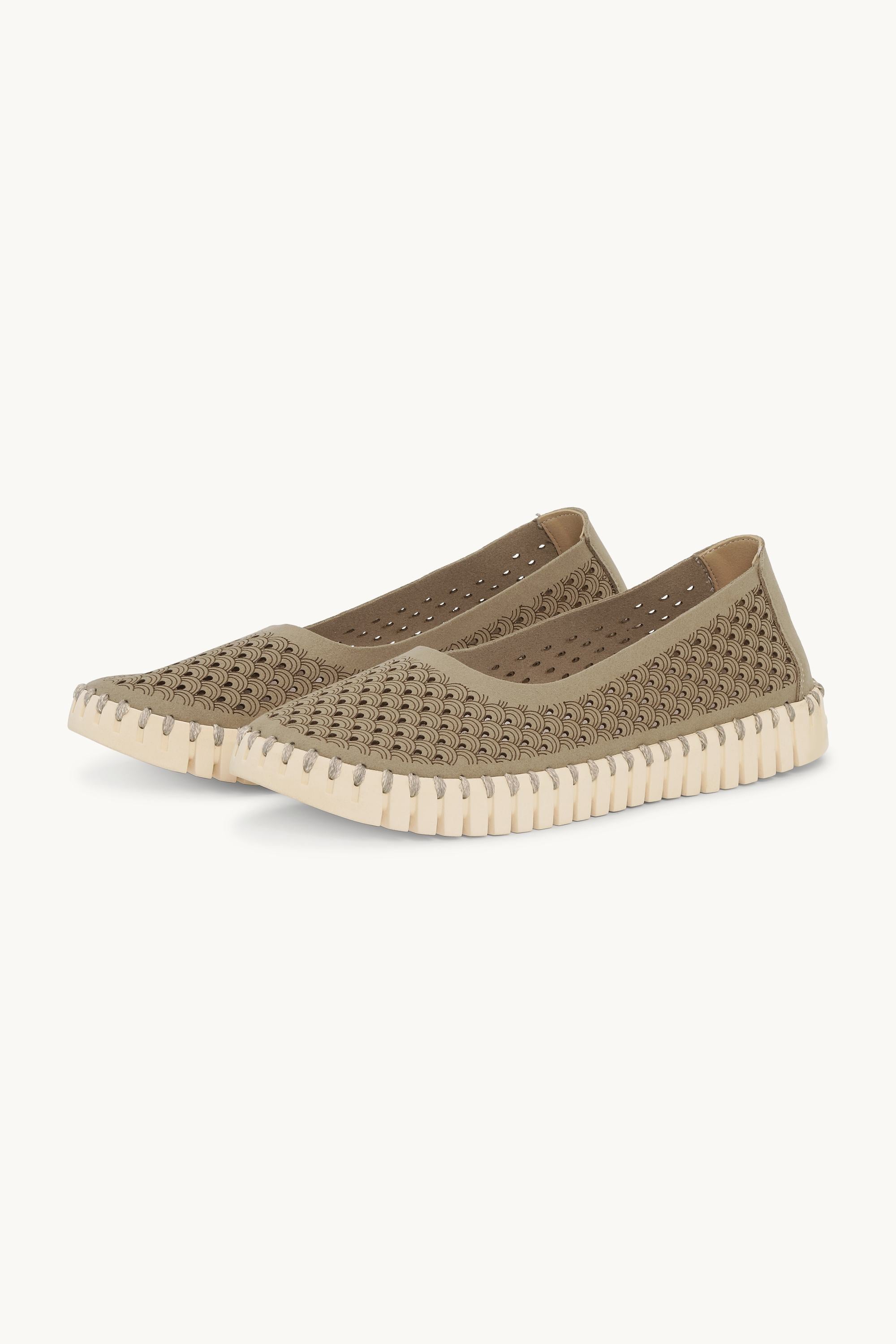 Ballerinas - Coriander Pearled Ivory
