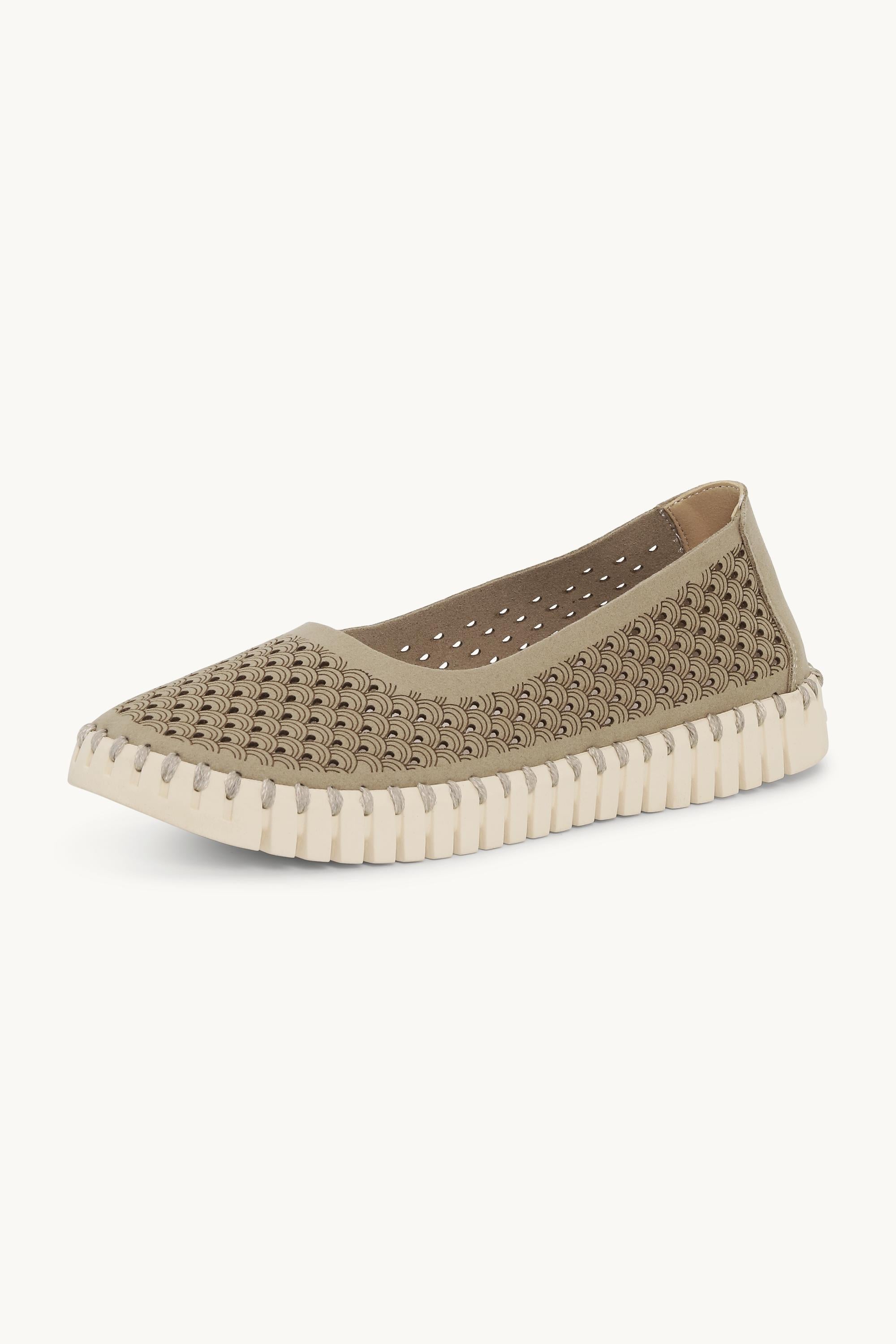 Ballerinas - Coriander Pearled Ivory