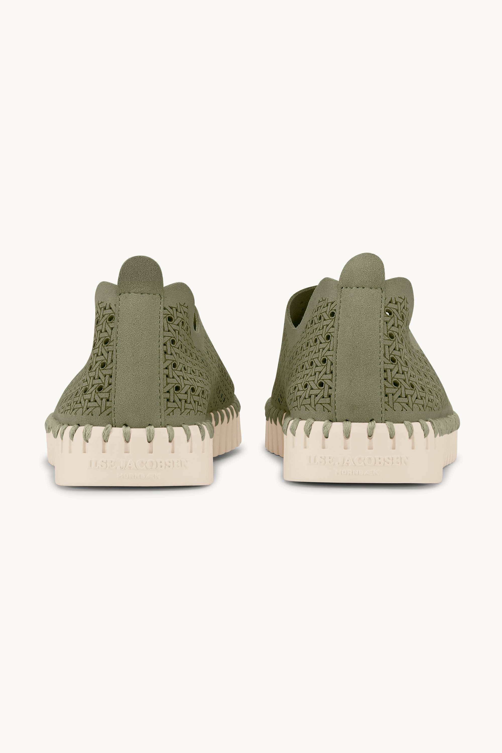 Tulip Slipper - Army Pearled Ivory