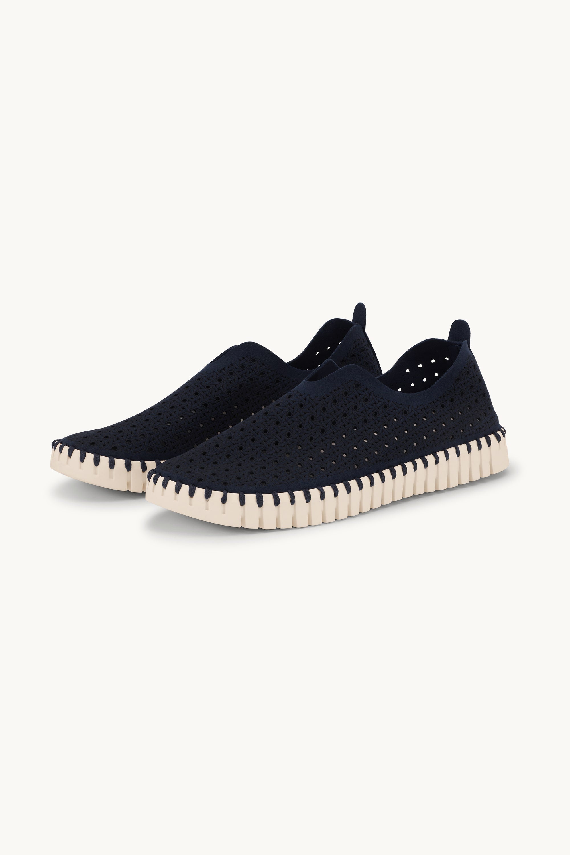 Tulip Slipper - Dark Indigo Pearled Ivory