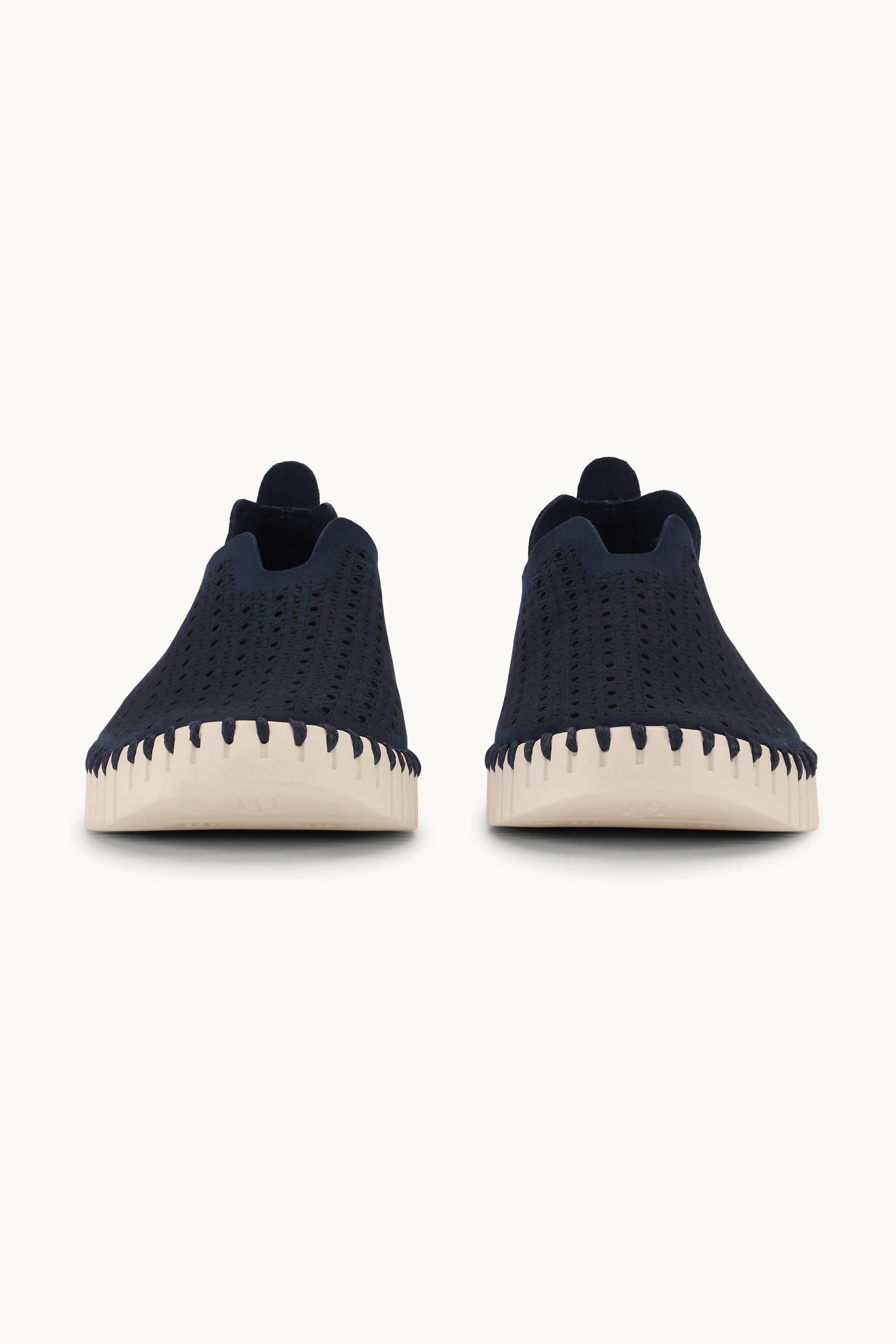 Tulip Slipper - Dark Indigo Pearled Ivory