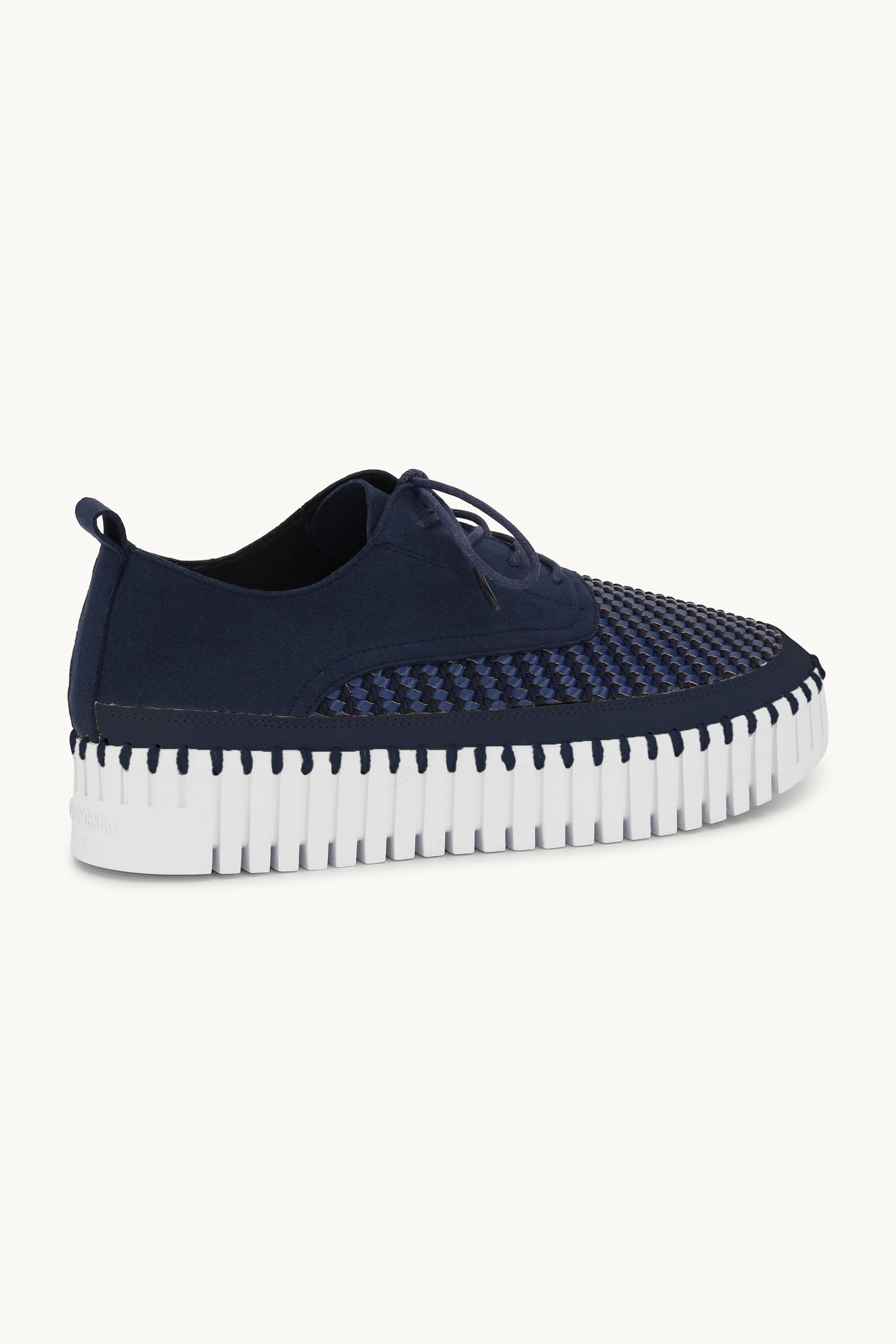 Tulip Slipper Mit Schnürung - Dark Indigo White