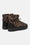 Tulip Padded Winter Boot - Brown Panthera Print Black