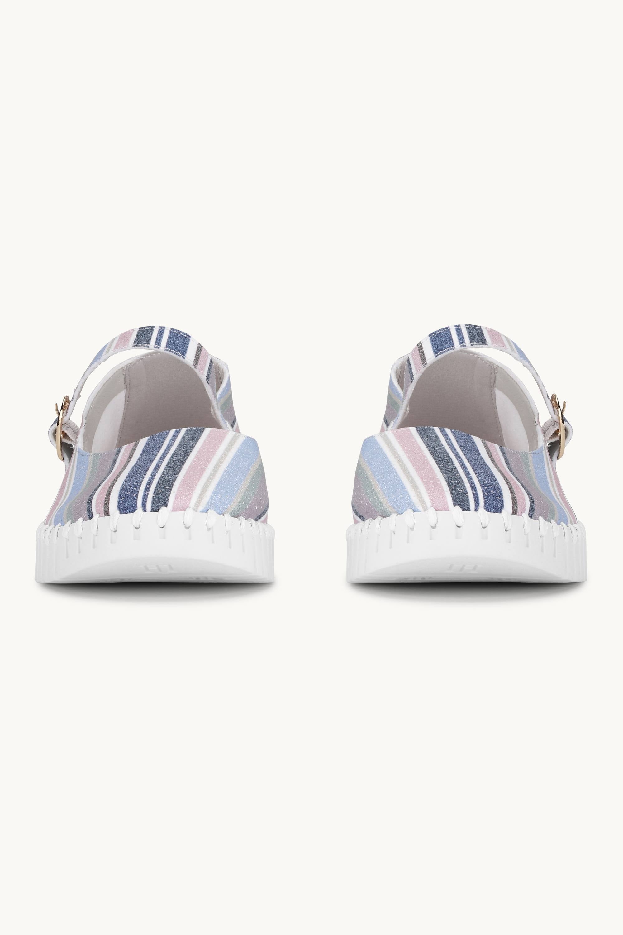 Ballerina Gestreift - Lotus White