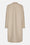 Long Zipped Coat - Wheat