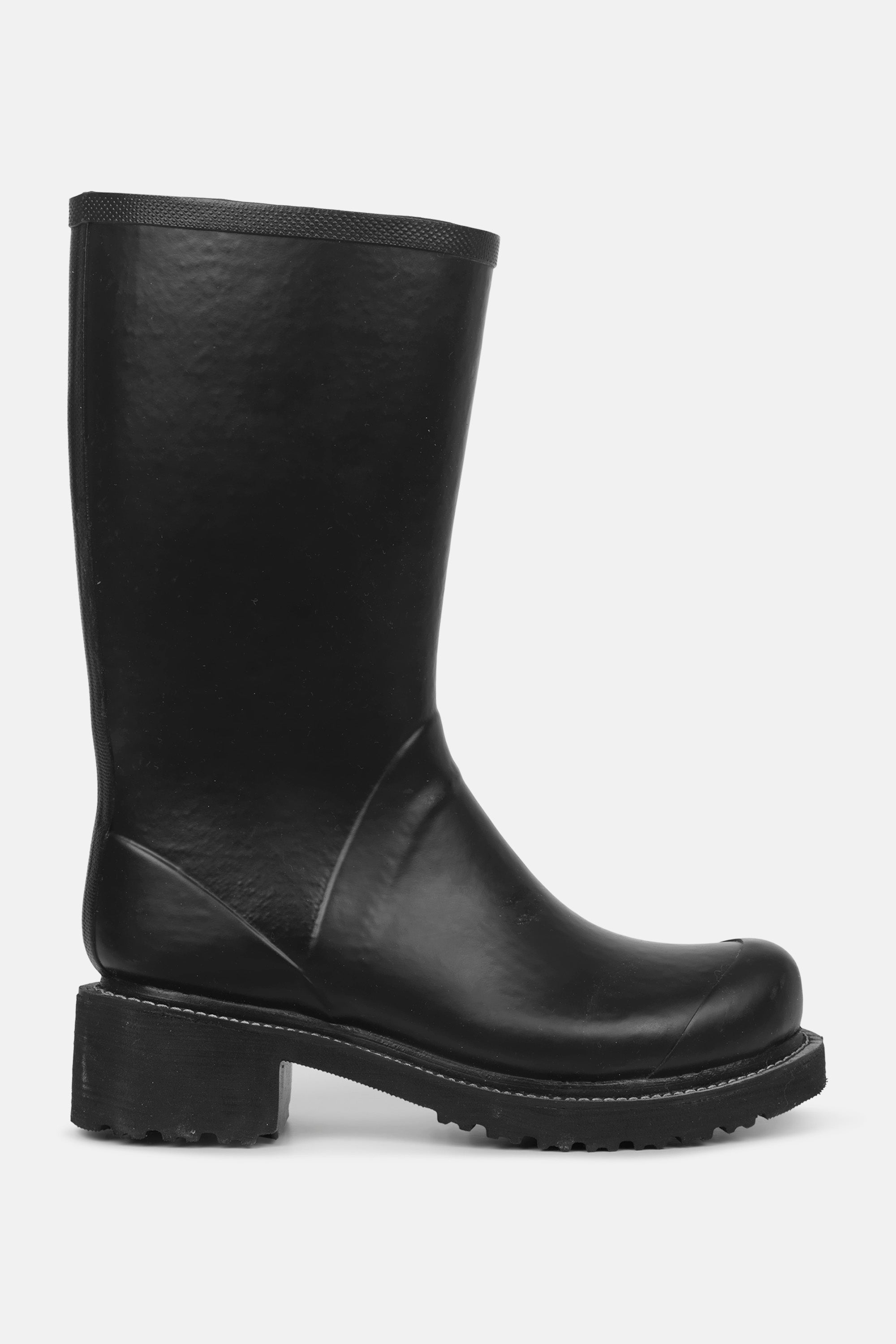 Ilse Jacobsen Hornbæk Footwear Halbhohe Gummistiefel Mit Reißverschluss Rain boots 001 Black