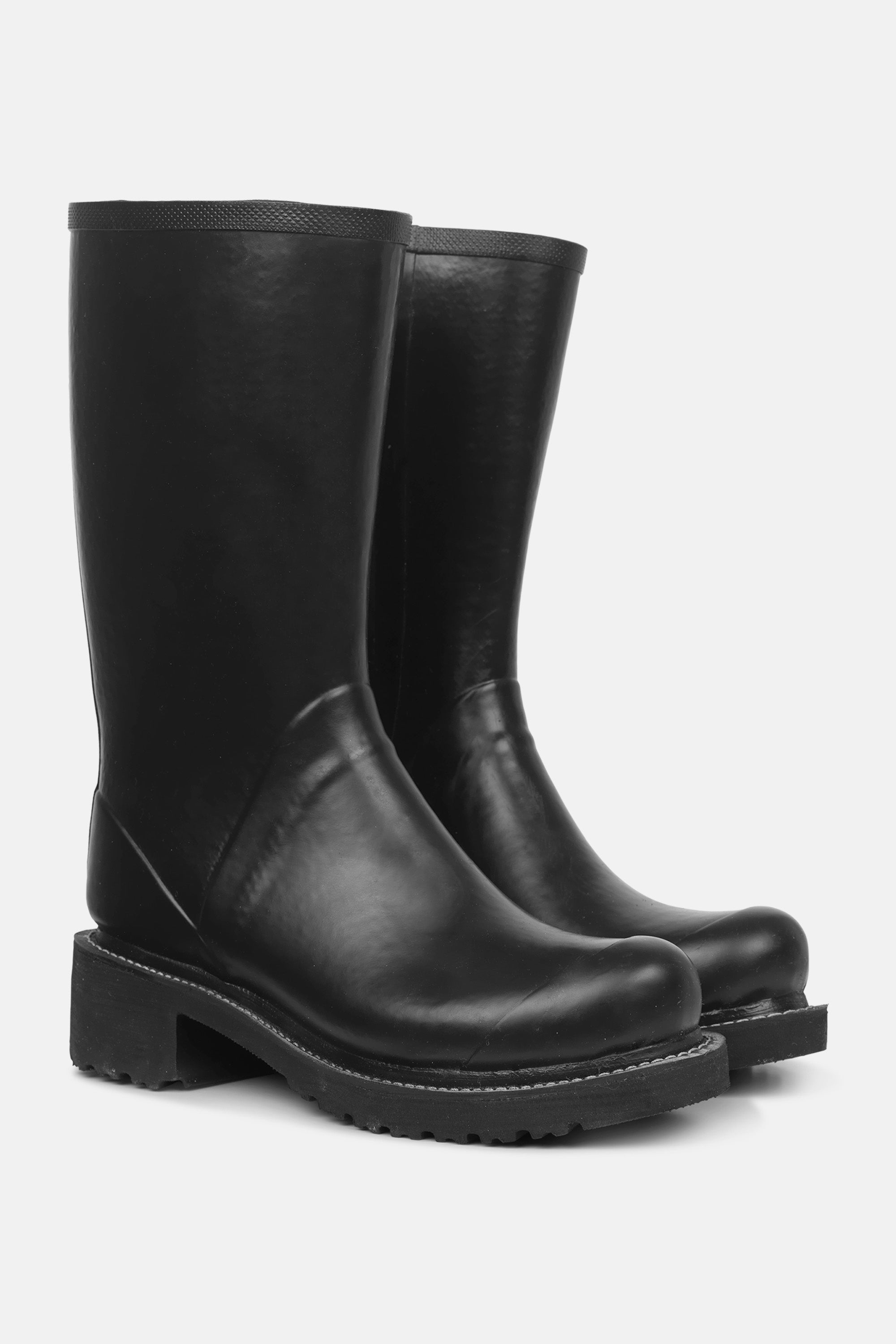 Ilse Jacobsen Hornbæk Footwear Halbhohe Gummistiefel Mit Reißverschluss Rain boots 001 Black