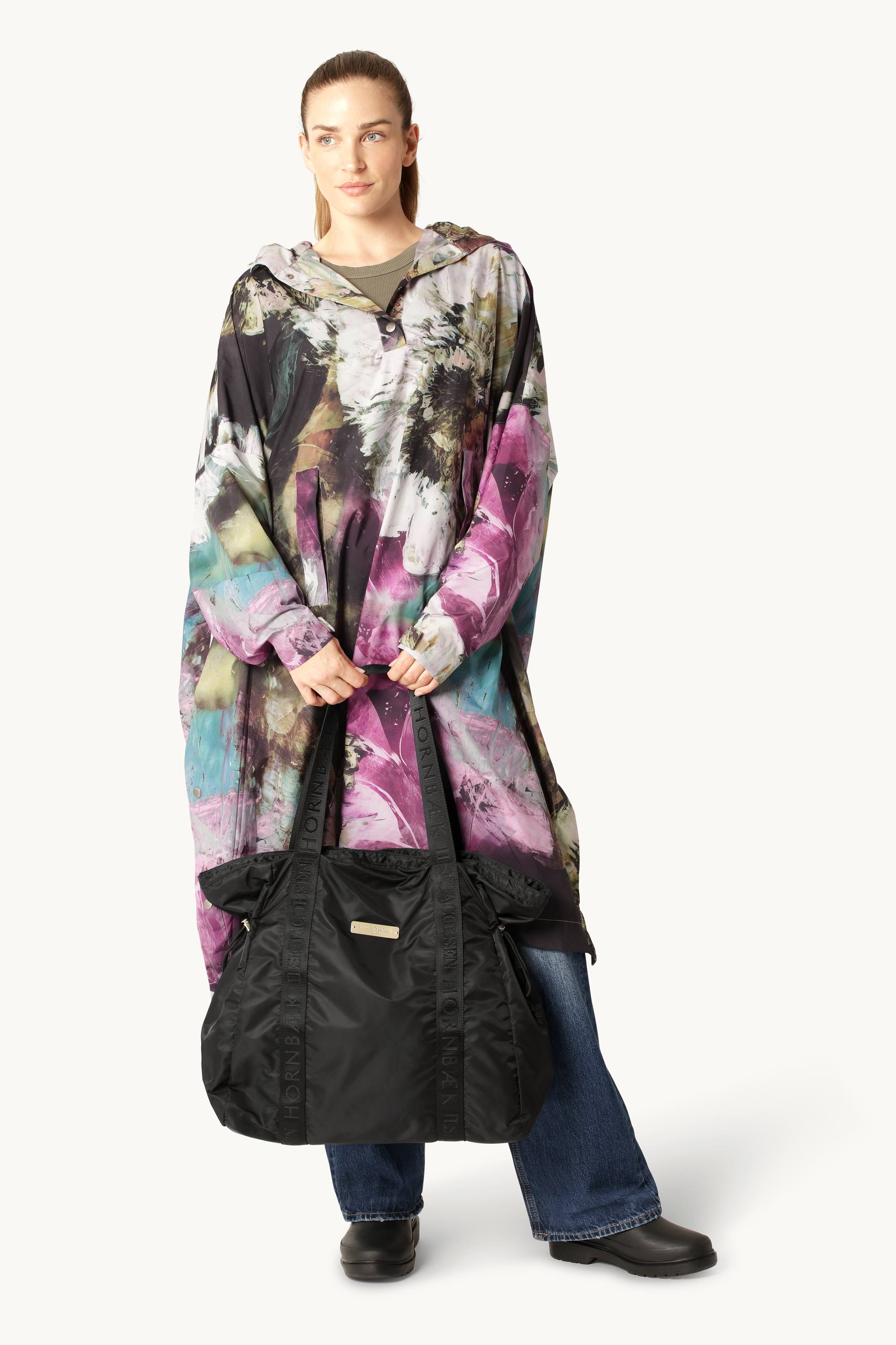 Shopper-Tasche für Leichten Regen - Black