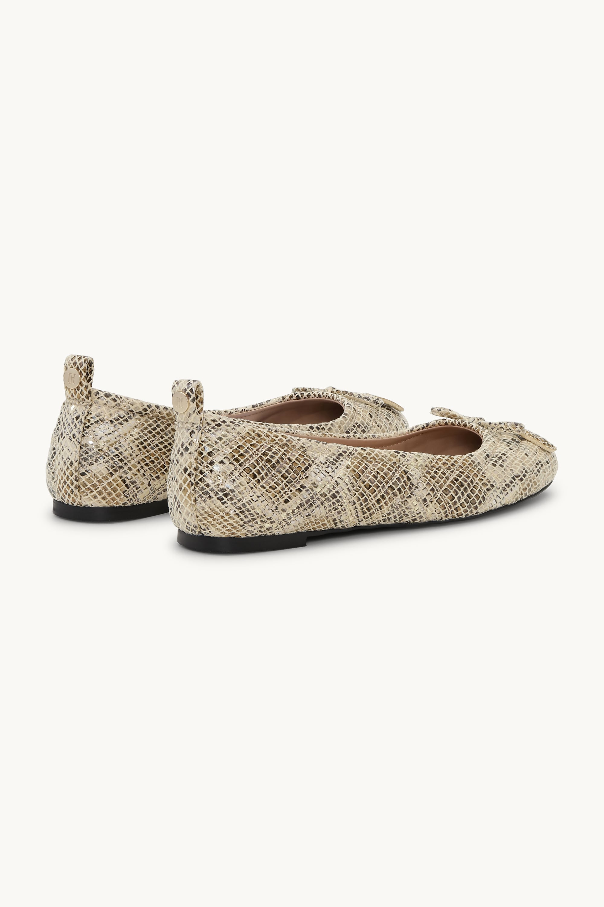 Quilted Ballerina - Latte Black