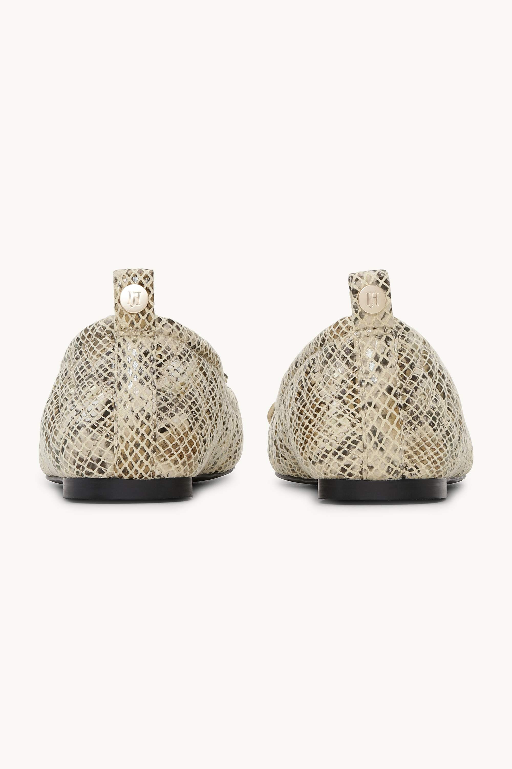 Quilted Ballerina - Latte Black