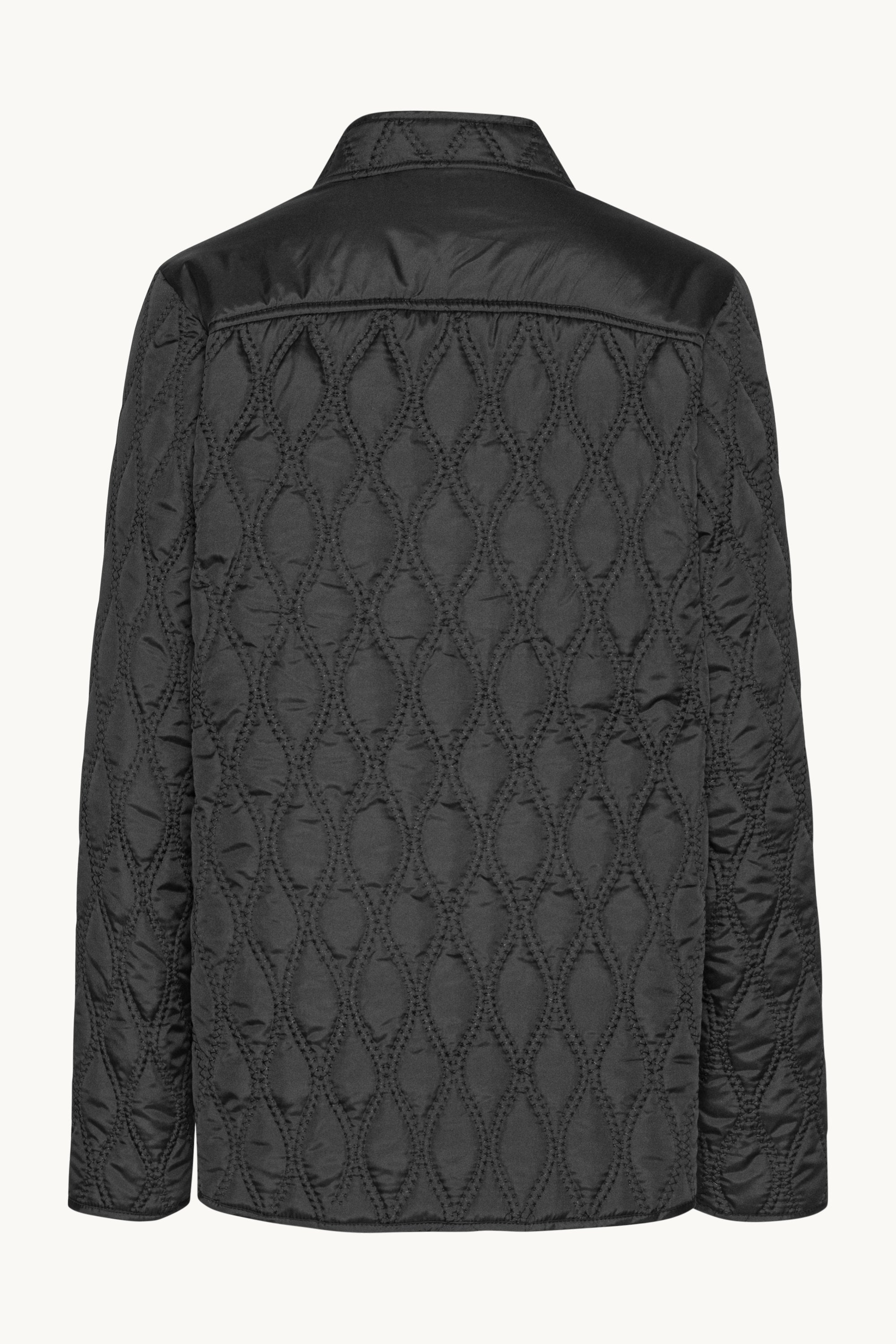 Short Quilt Jacket - Black