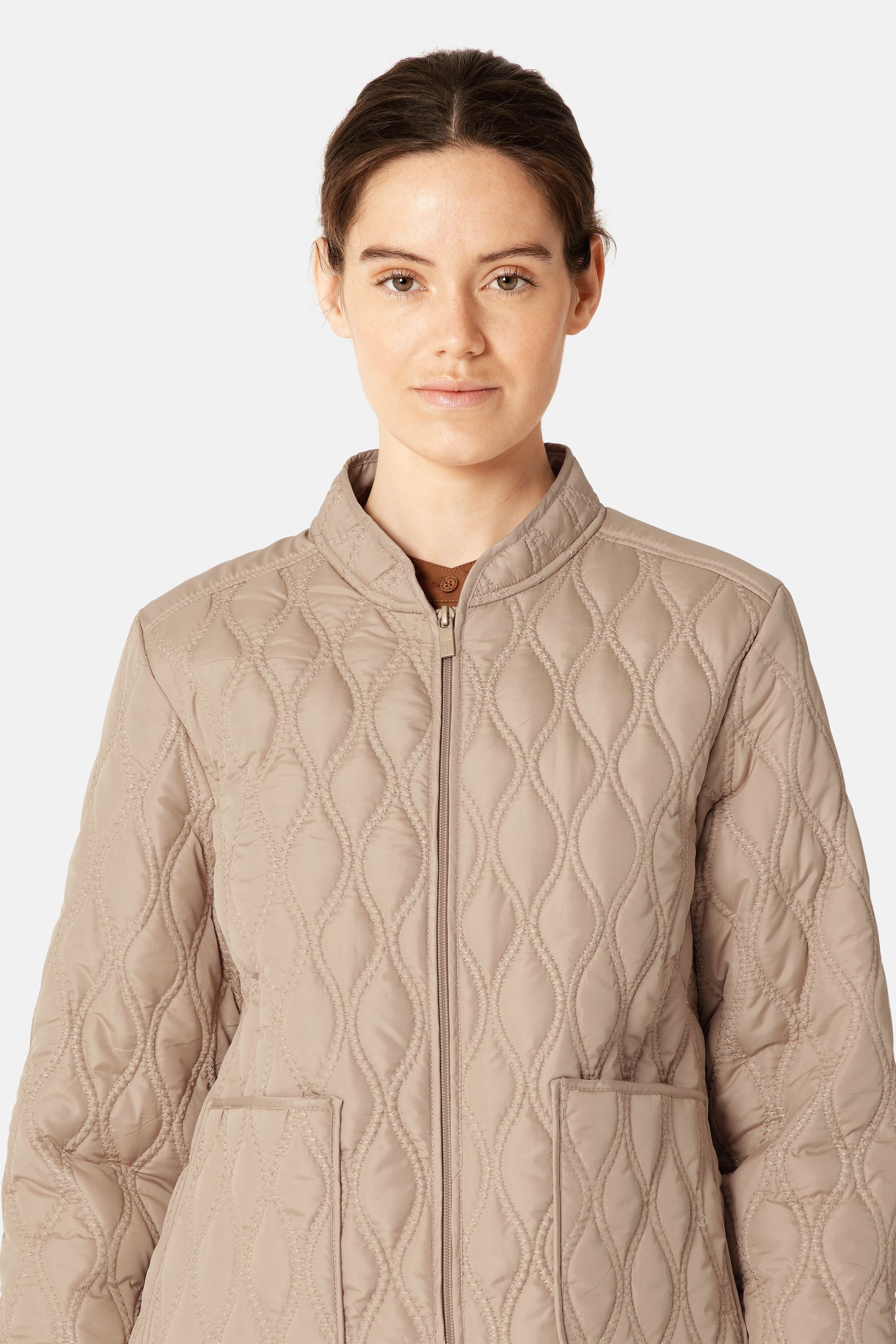 Short Quilt Jacket - Wheat