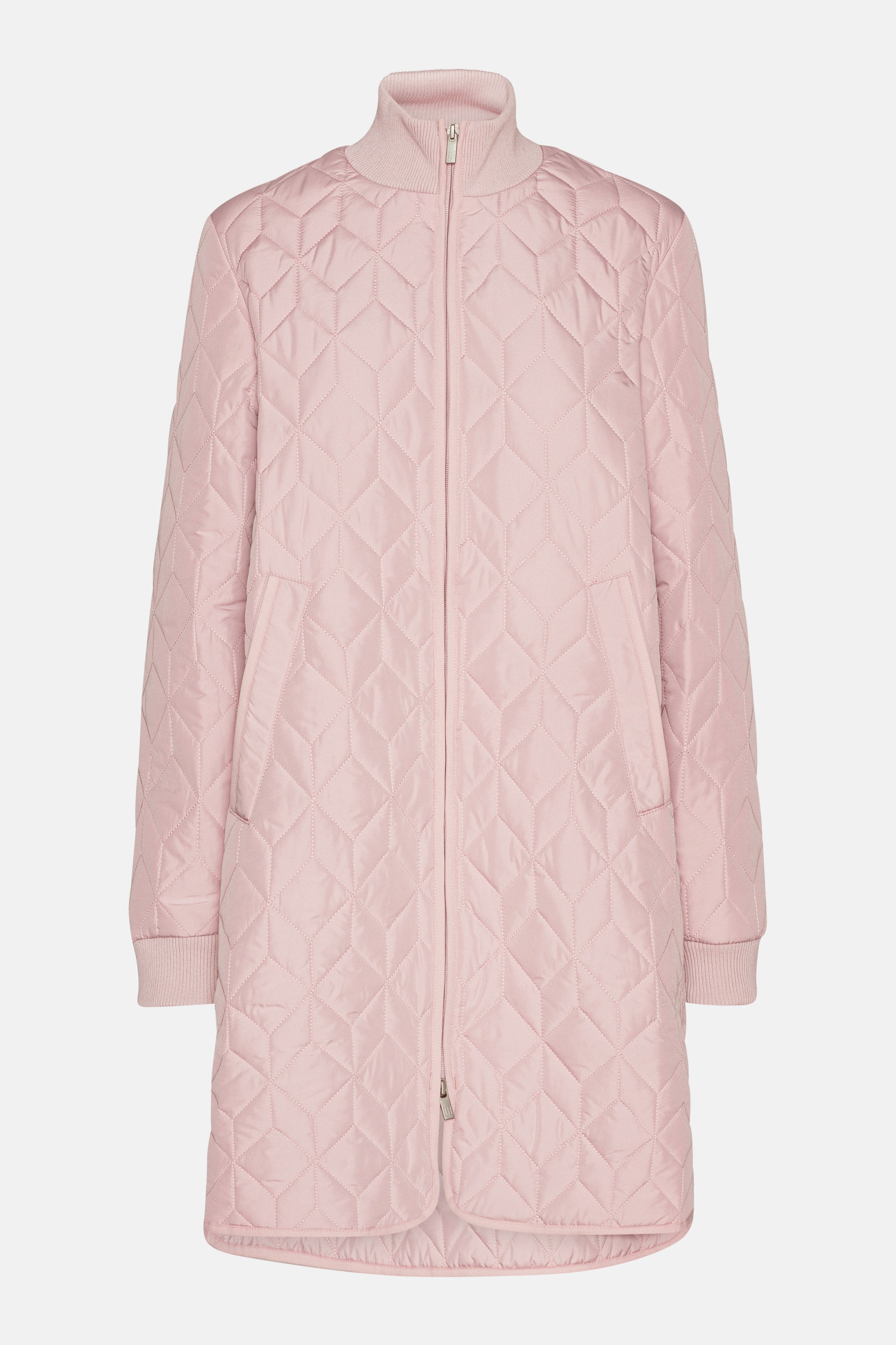 Langer Steppmantel - Burnished Lilac